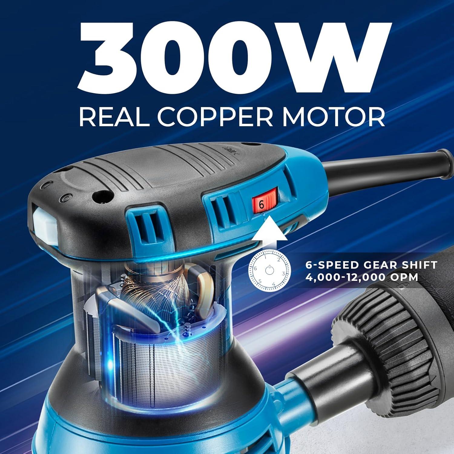 Lijadora Orbital Dong Cheng DSA125, 3A, 12000 OPM, 5"