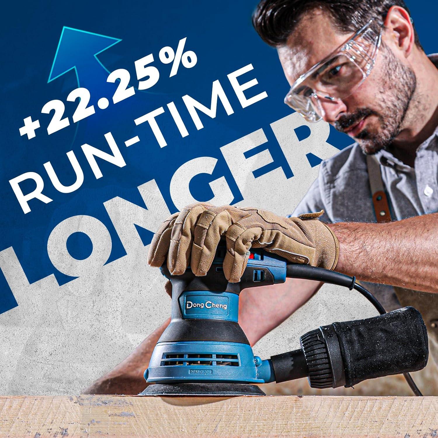 Lijadora Orbital Dong Cheng DSA125, 3A, 12000 OPM, 5"