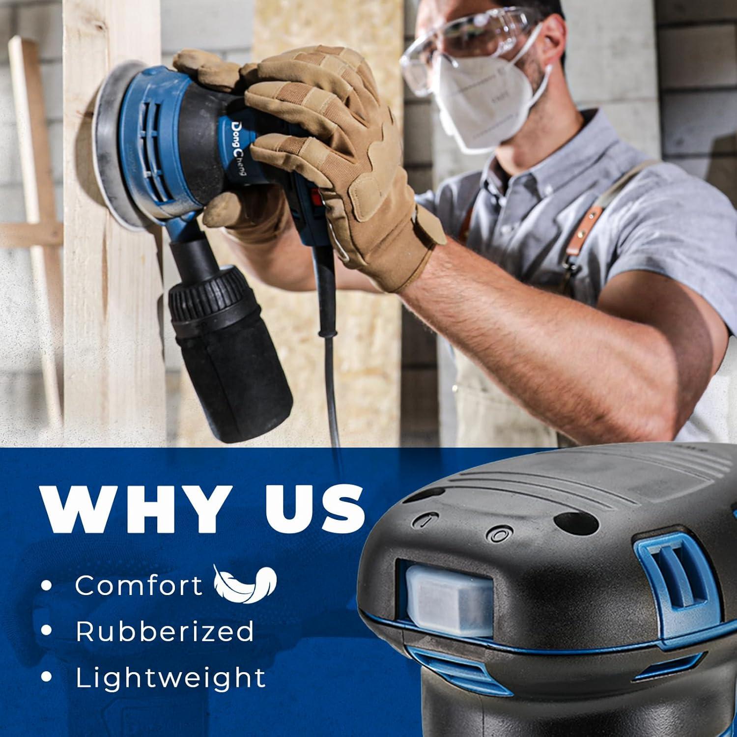 Lijadora Orbital Dong Cheng DSA125, 3A, 12000 OPM, 5"