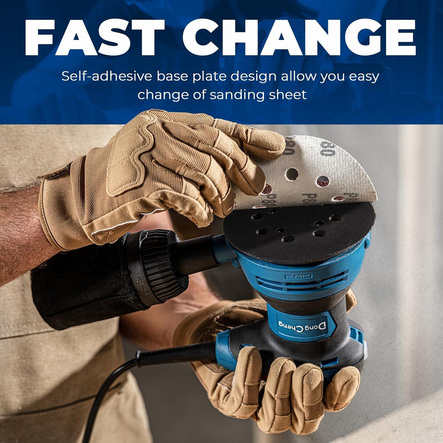 Lijadora Orbital Dong Cheng DSA125, 3A, 12000 OPM, 5"