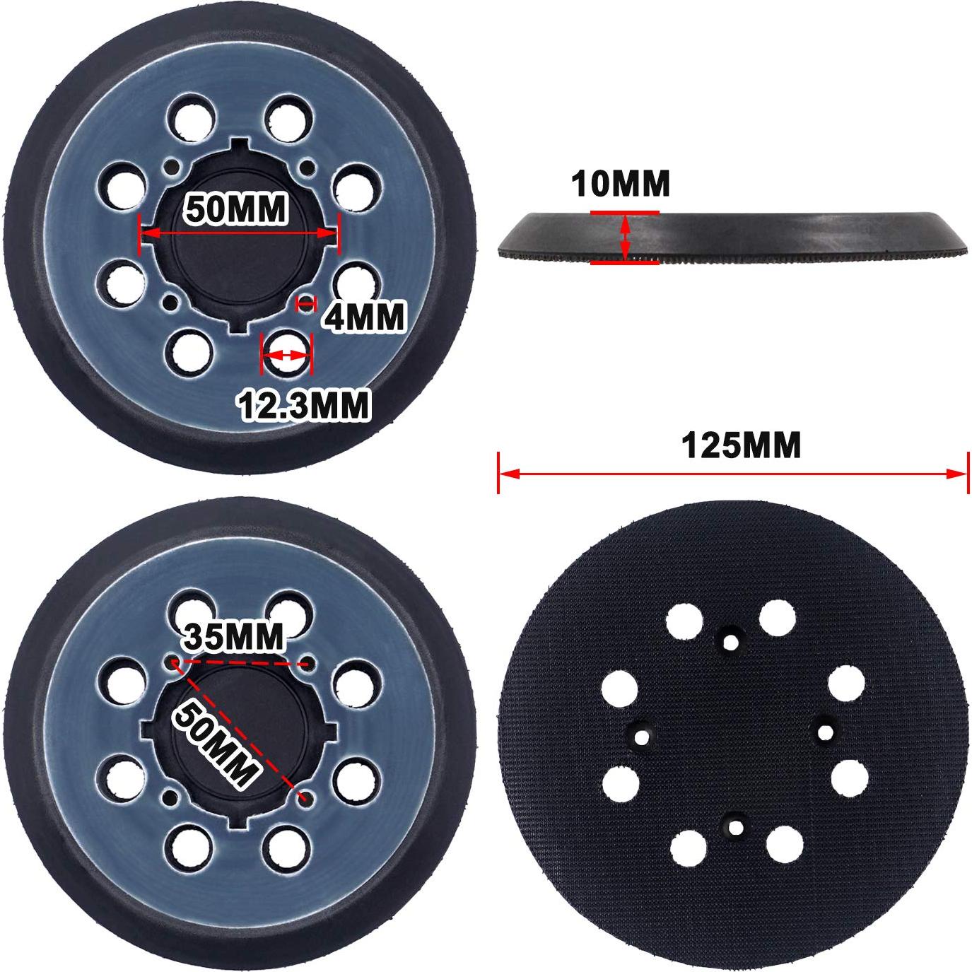 4 Almohadillas de Lijado 12.7 cm DeWalt DWE64233 Compatible