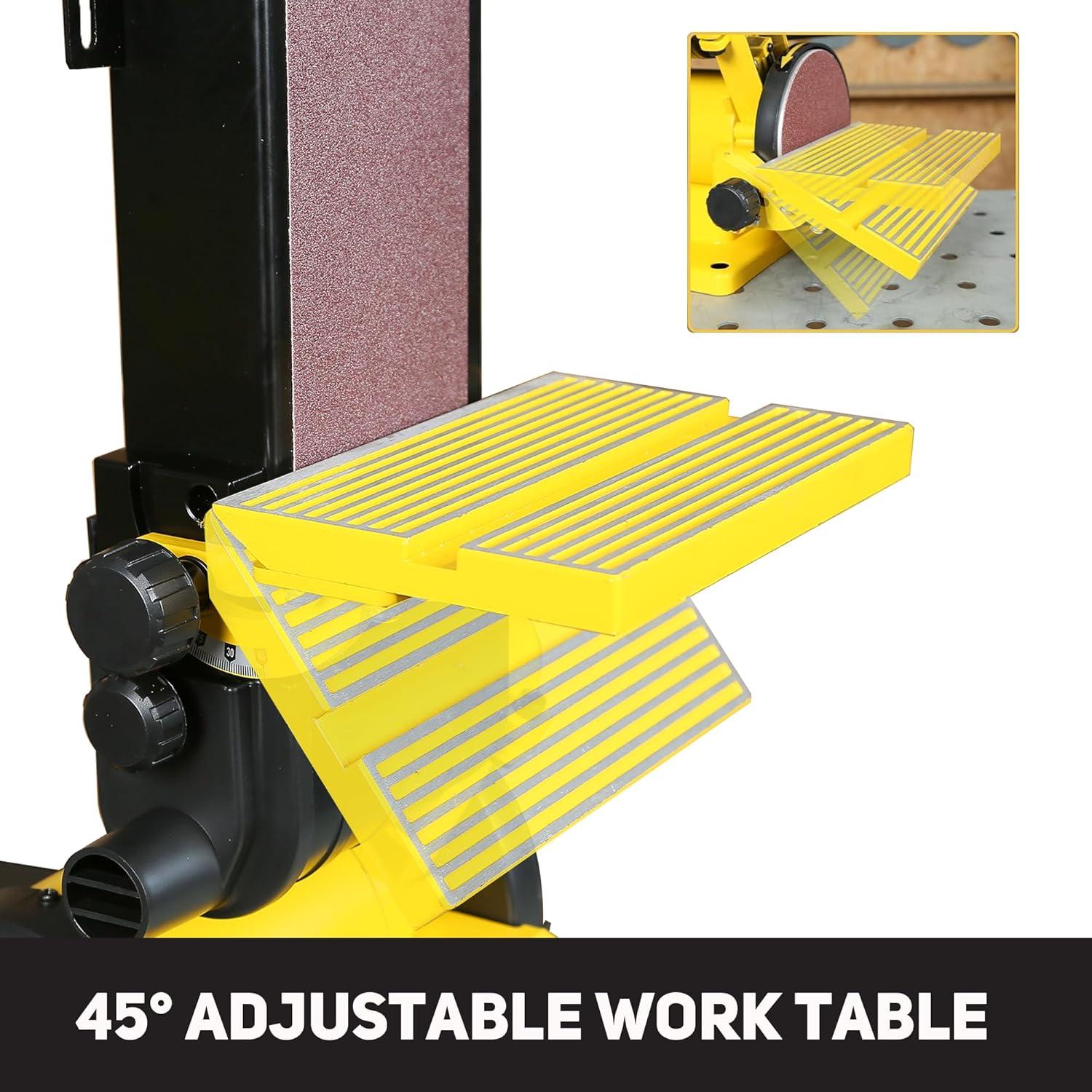 Lijadora de Banda Woodskil 4.3A 2 en 1 con Disco 15 cm