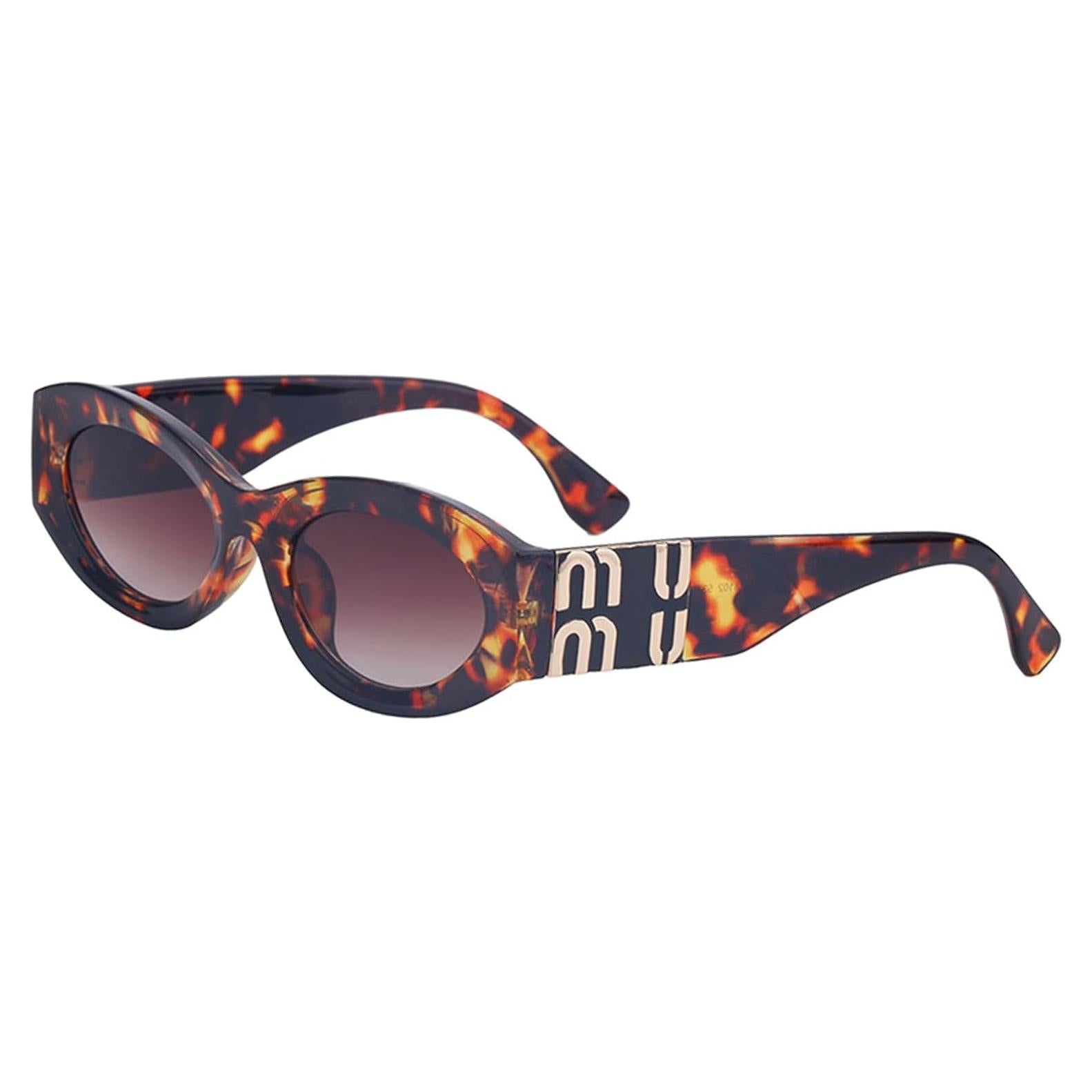 Gafas de sol ovaladas BCUYCF para mujer con protección UV