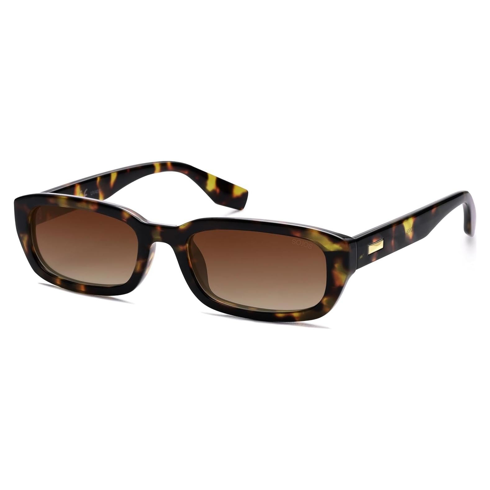 Gafas de sol retro polarizadas SOJOS para mujer UV400