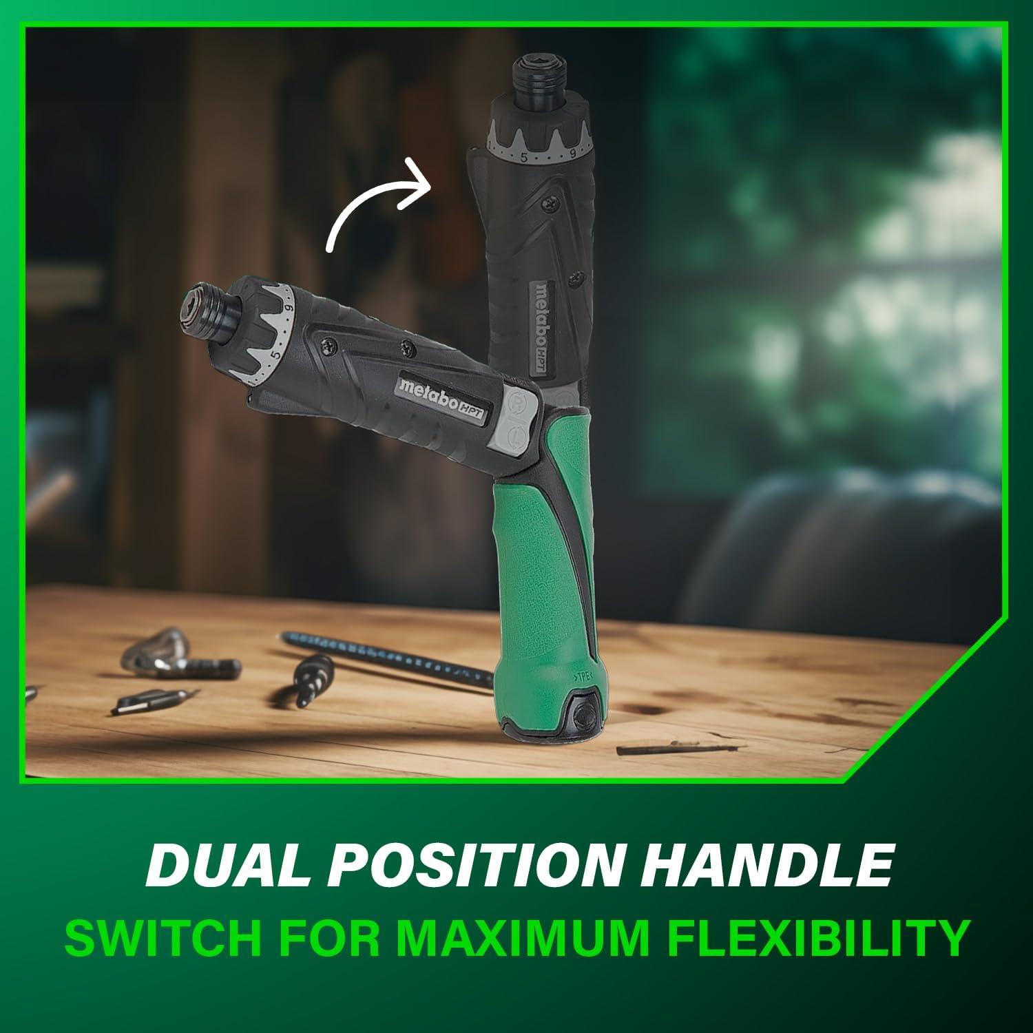 Destornillador Inalámbrico Metabo HPT DB3DL2 3.6V con Estuche