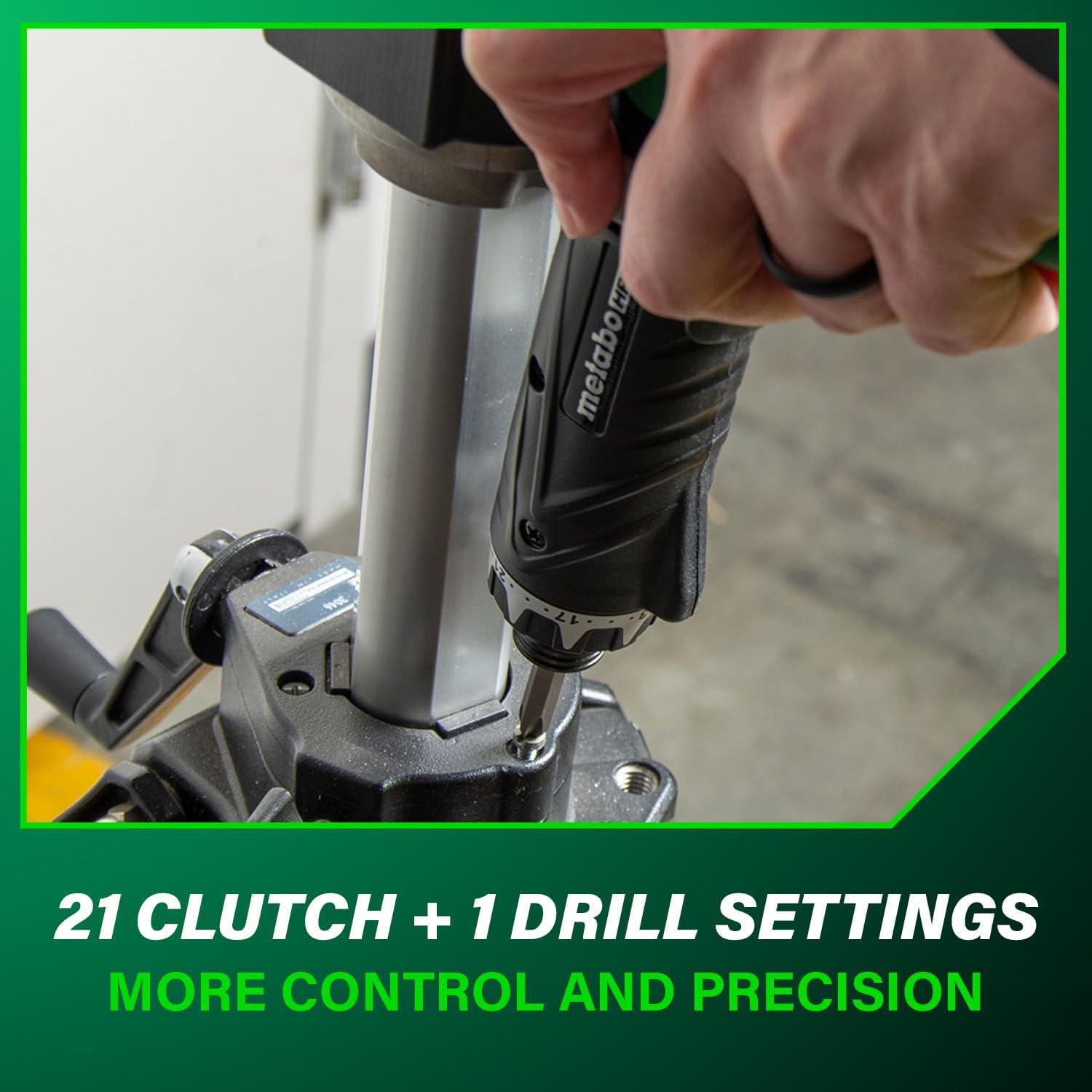 Destornillador Inalámbrico Metabo HPT DB3DL2 3.6V con Estuche