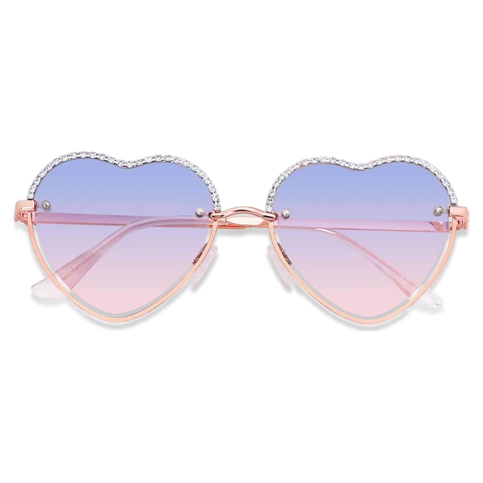 Gafas de sol corazón ANDWOOD AF520 con rhinestones UV400
