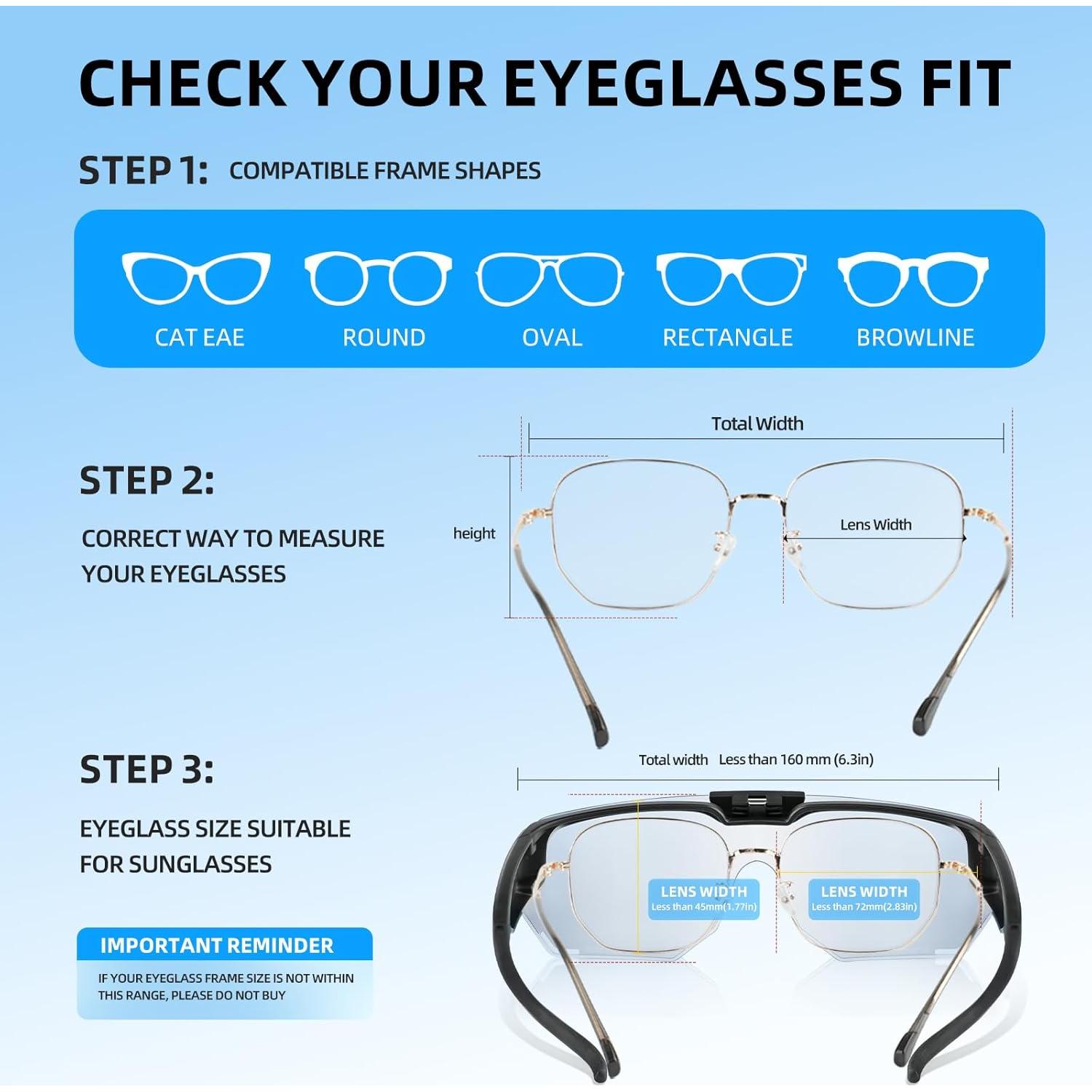 Gafas de sol polarizadas VOZAPOW plegables UV para hombres y mujeres