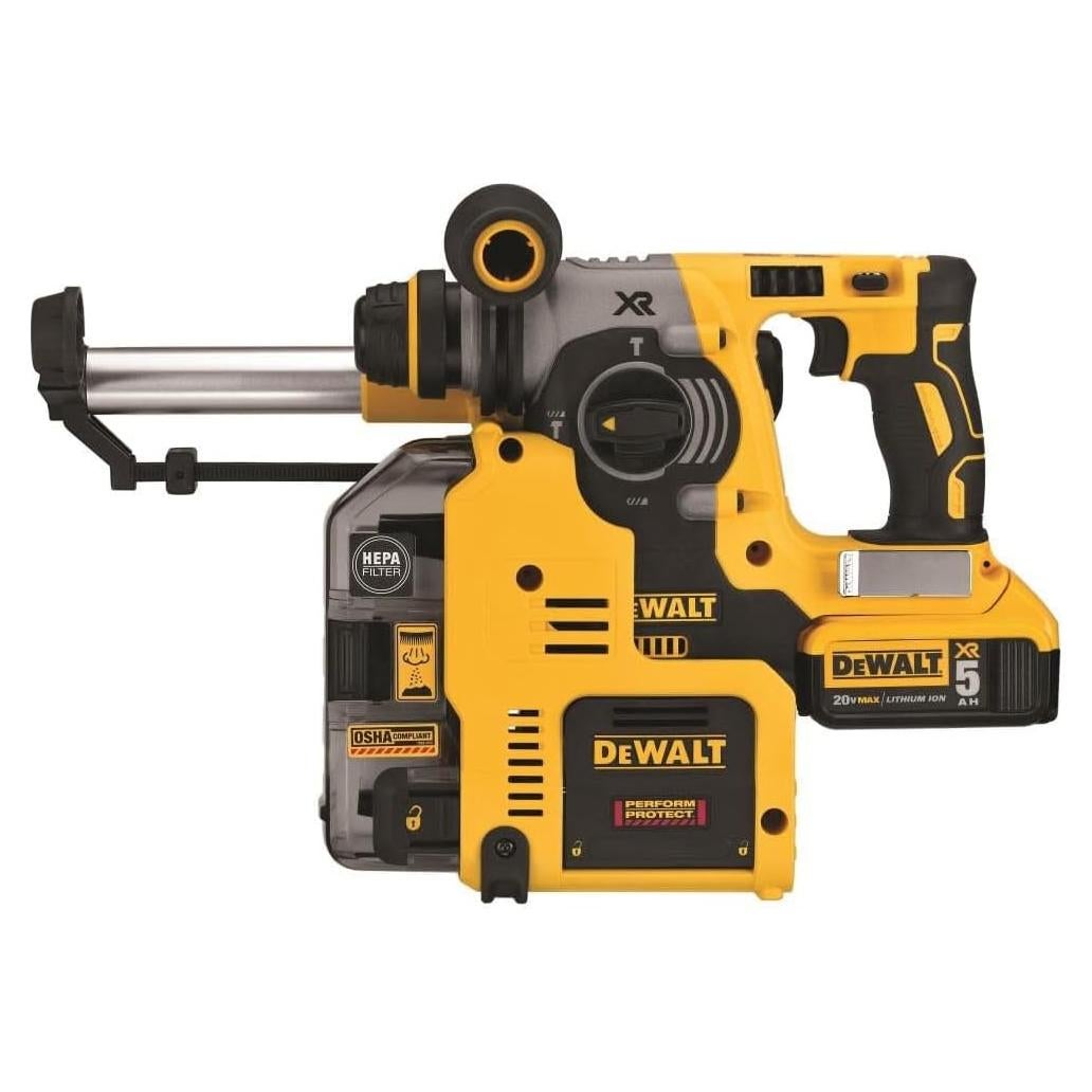 Martillo Rotatorio DEWALT 20V SDS Plus 1" con Extractor