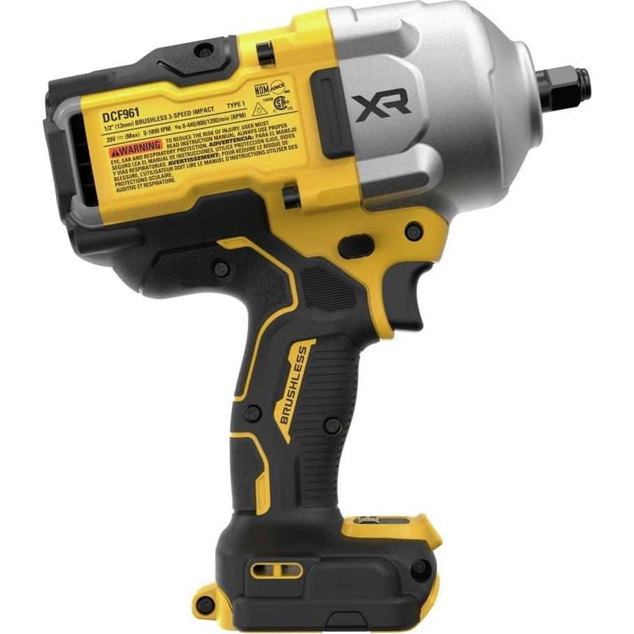 Llave de impacto inalámbrica DEWALT 20V MAX 1/2" alto torque