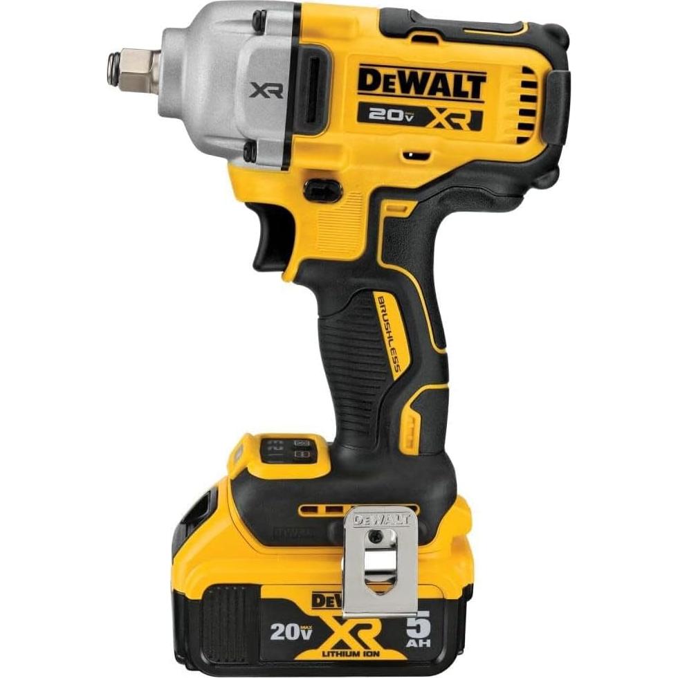 Llave de impacto DEWALT 20V MAX 1/2" 2 baterías y cargador