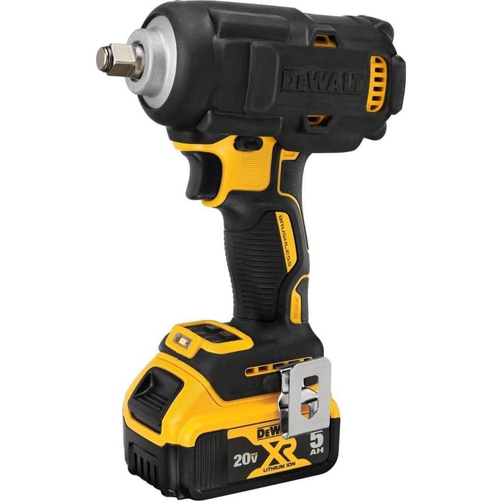 Llave de impacto DEWALT 20V MAX 1/2" 2 baterías y cargador