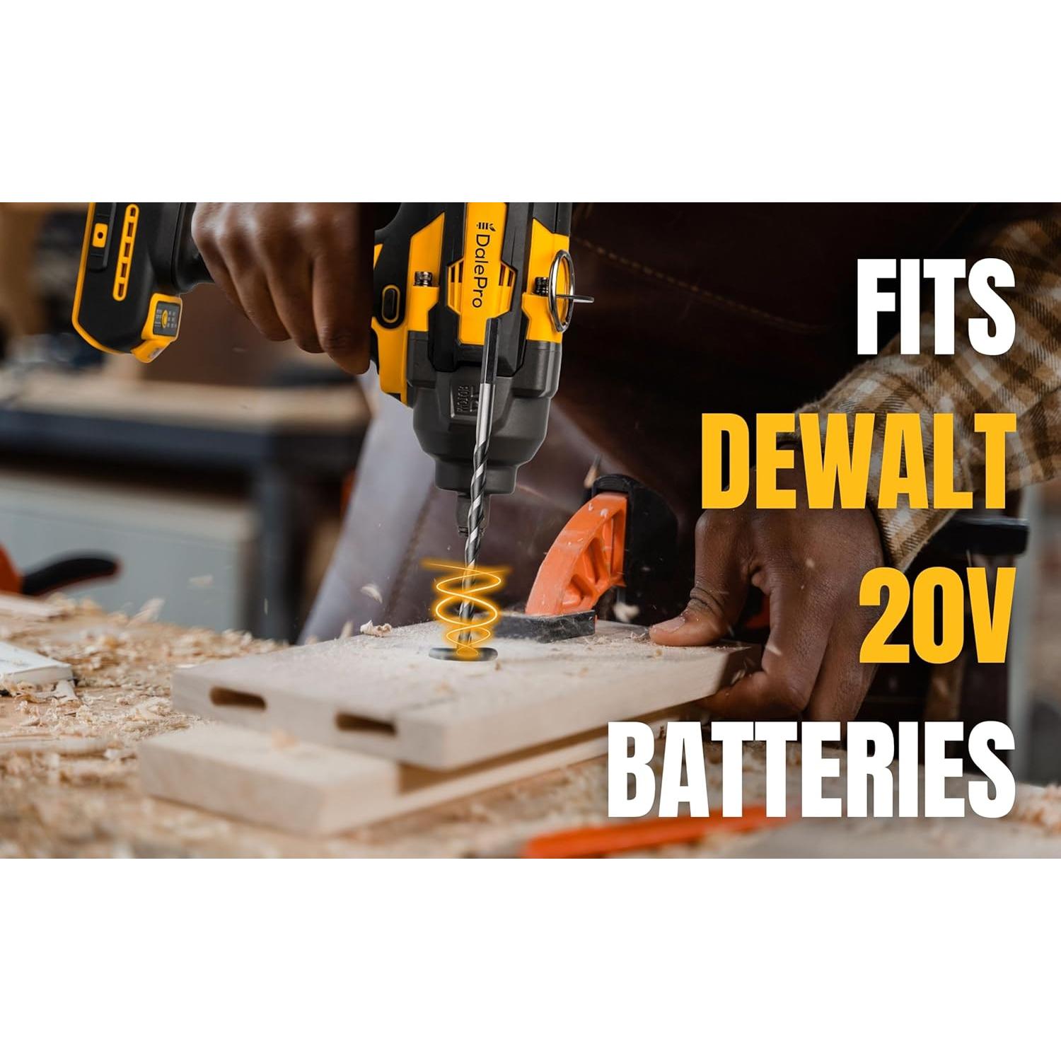 Llave de impacto inalámbrica DeWalt 20V 1000 N.m Amarillo