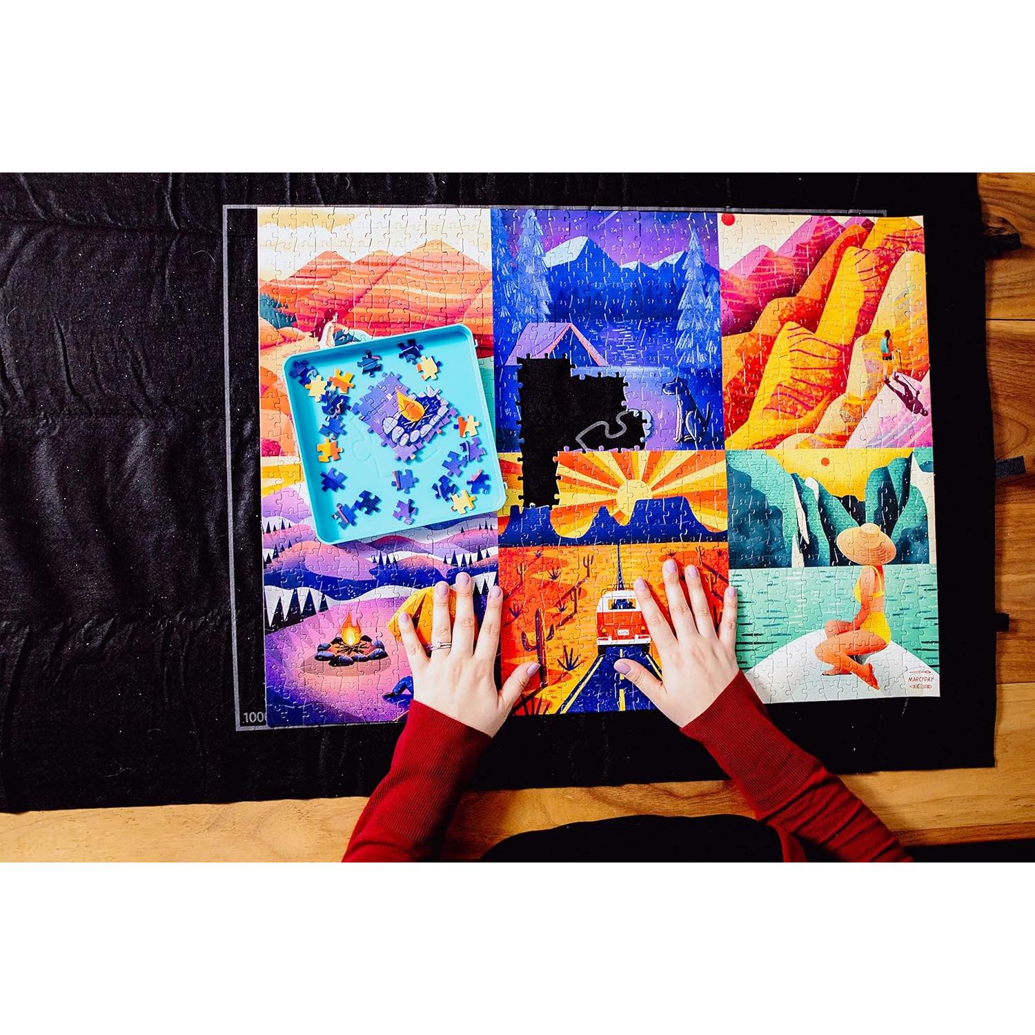 Alfombrilla de Rompecabezas Roll-Up Buffalo Games 1500 Piezas