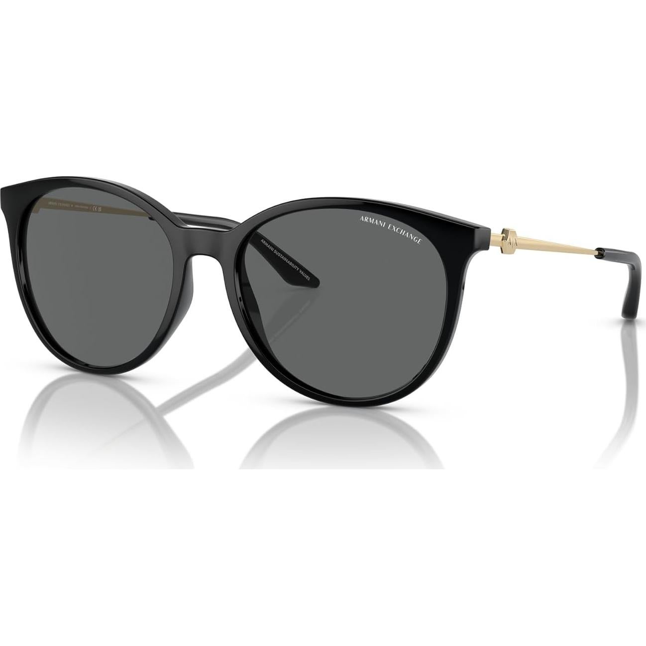 Gafas de sol Armani Exchange AX4140SF para mujeres - Negro Brillante