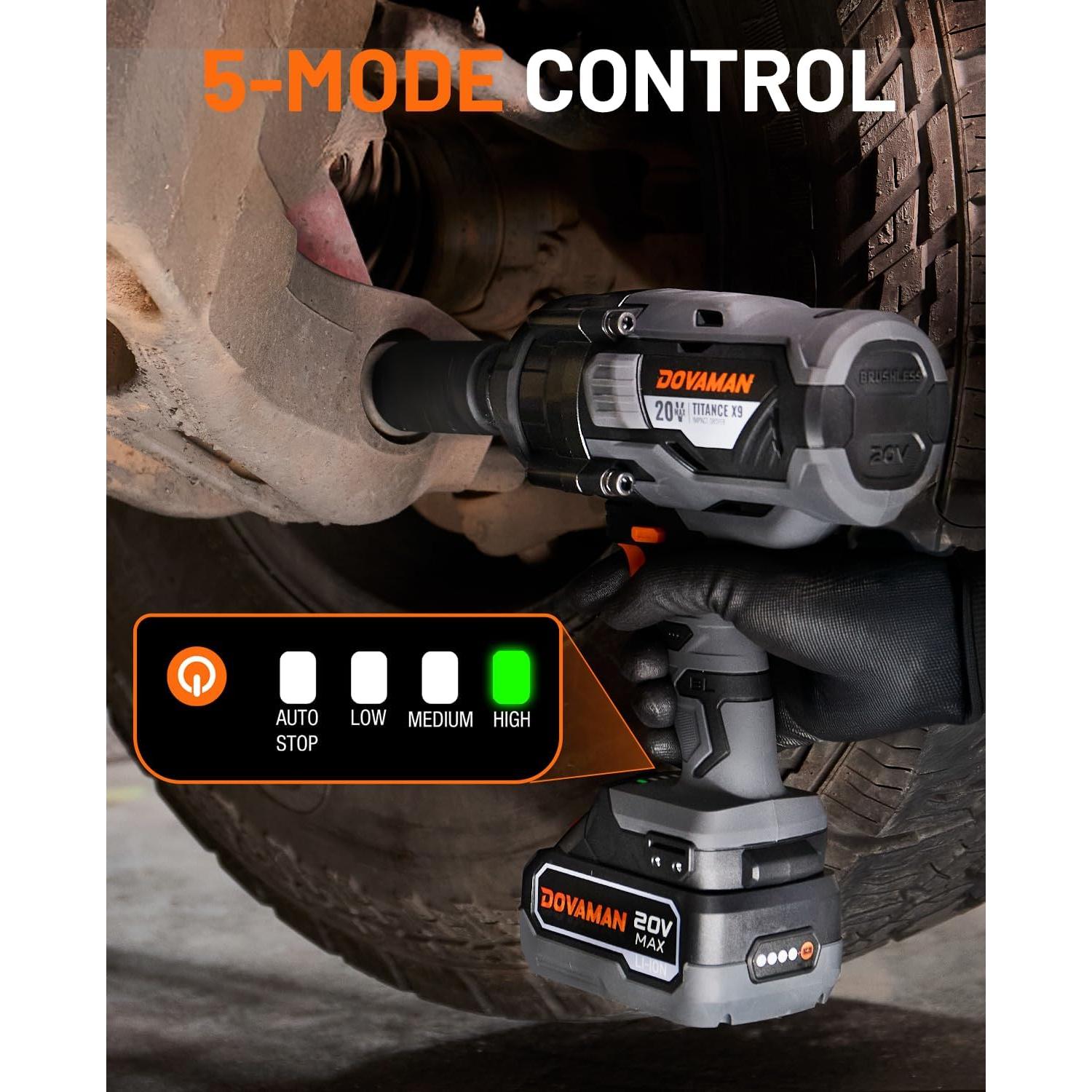 Llave de impacto DOVAMAN TITANCE X9 3/4'' 2237,5 Nm 20V