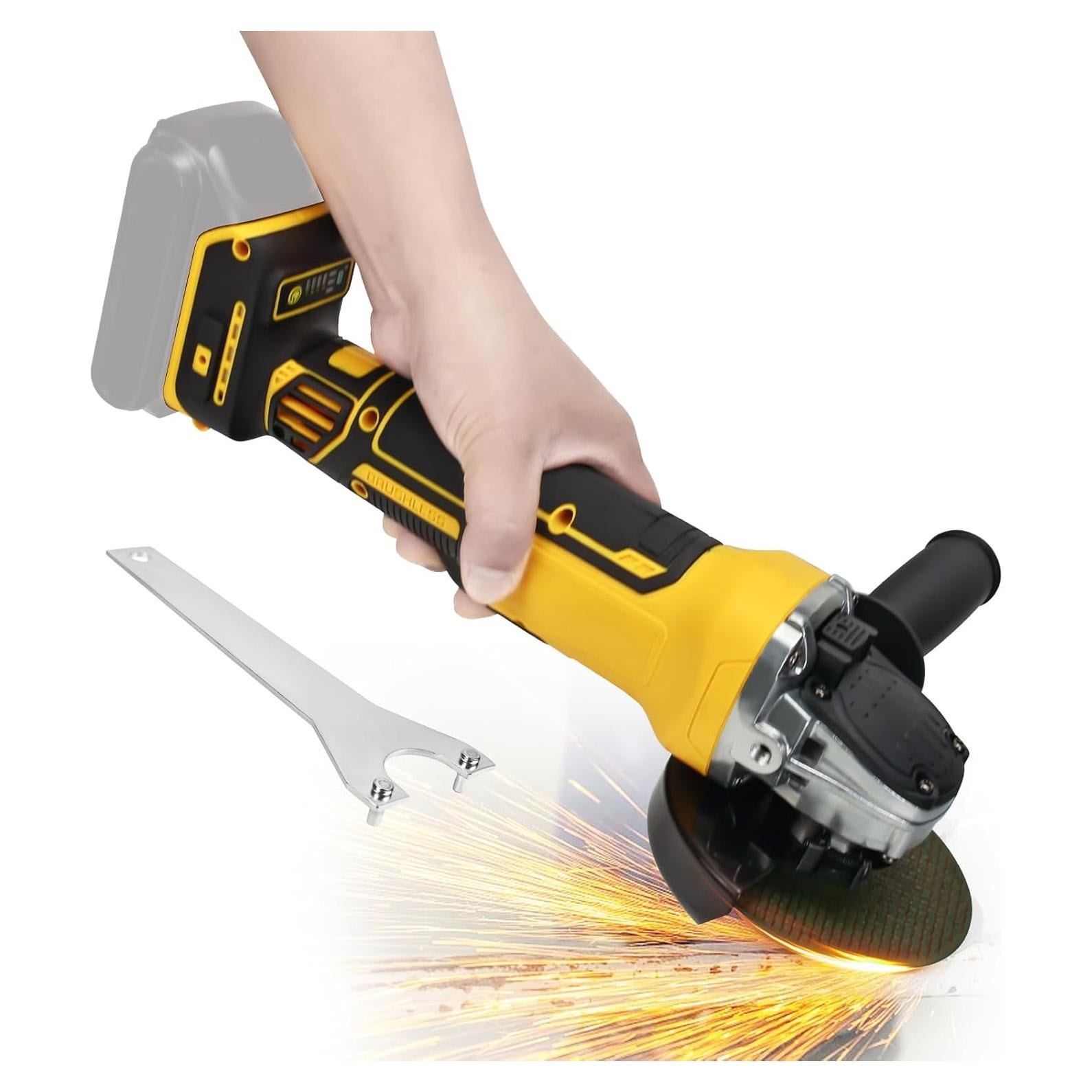 Amoladora Angular Inalámbrica HLiePiHa 20V 6600RPM 125mm