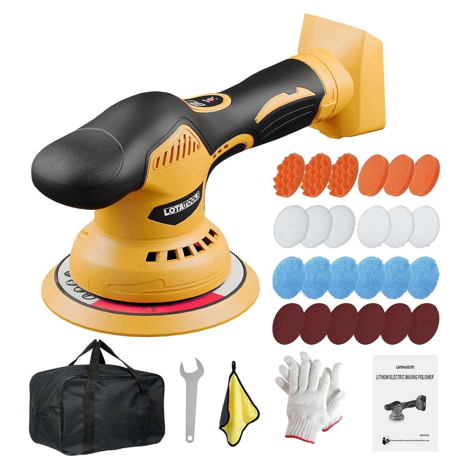 Pulidora Orbital MY6001-DW 5500 RPM 6 Velocidades