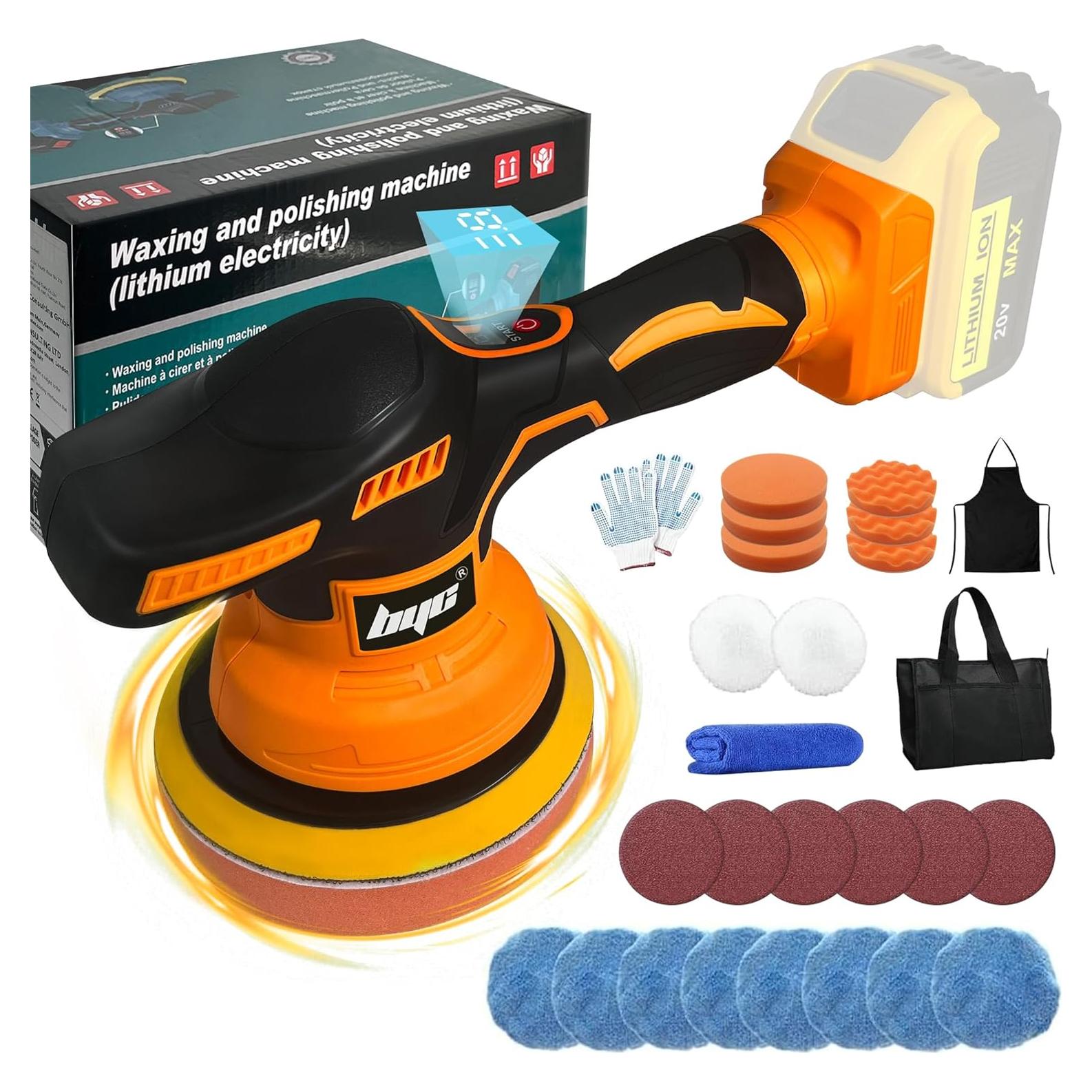 Pulidora Inalámbrica Dewalt 20V 6" 8 Velocidades Portátil