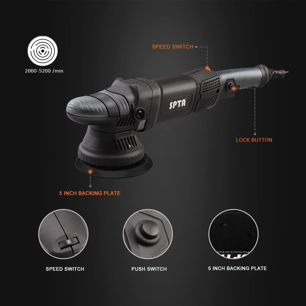 Pulidor Orbital Aleatorio SPTA DAPSET-US 750W 125mm