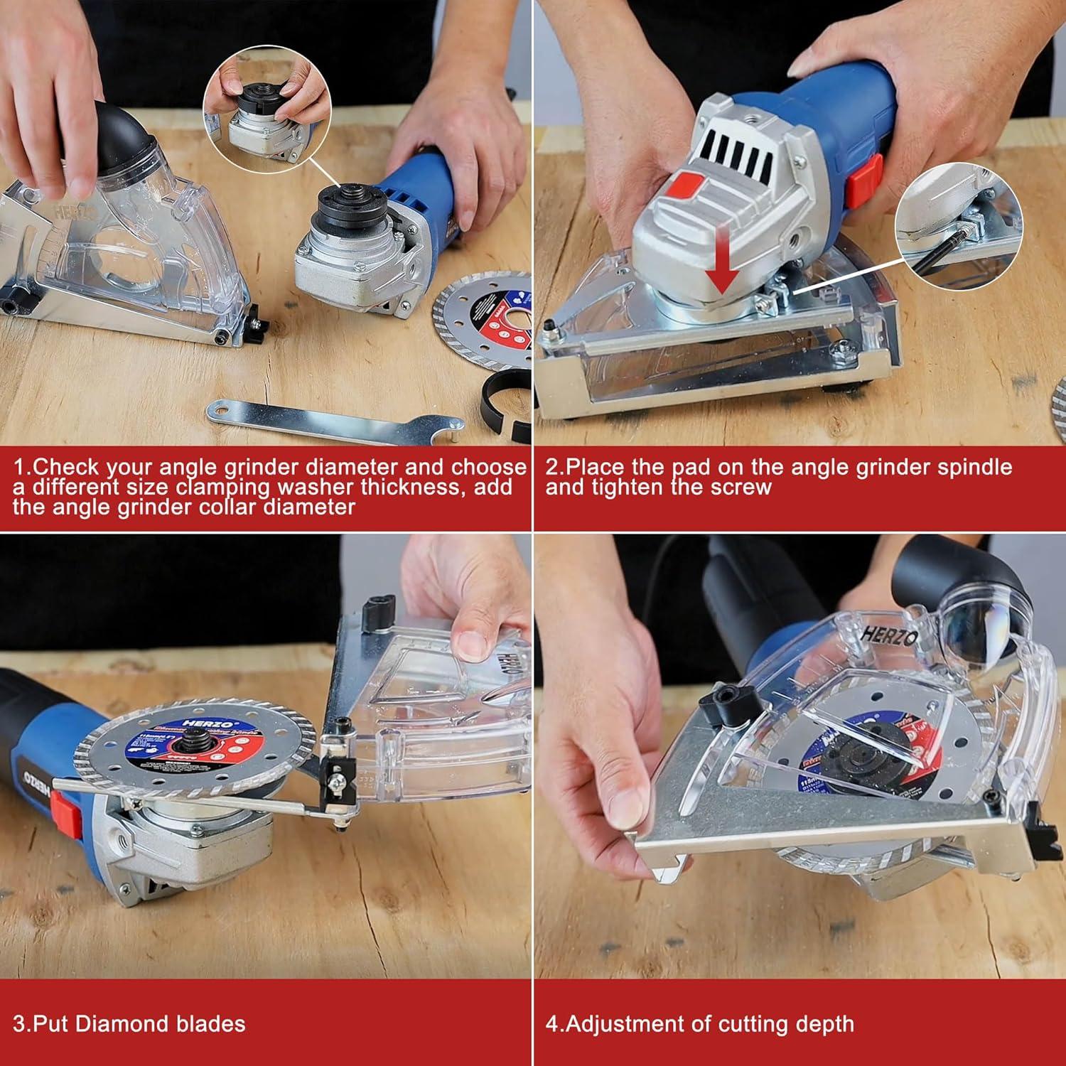 Protector de Polvo HERZO para Amoladora Angular 19cm