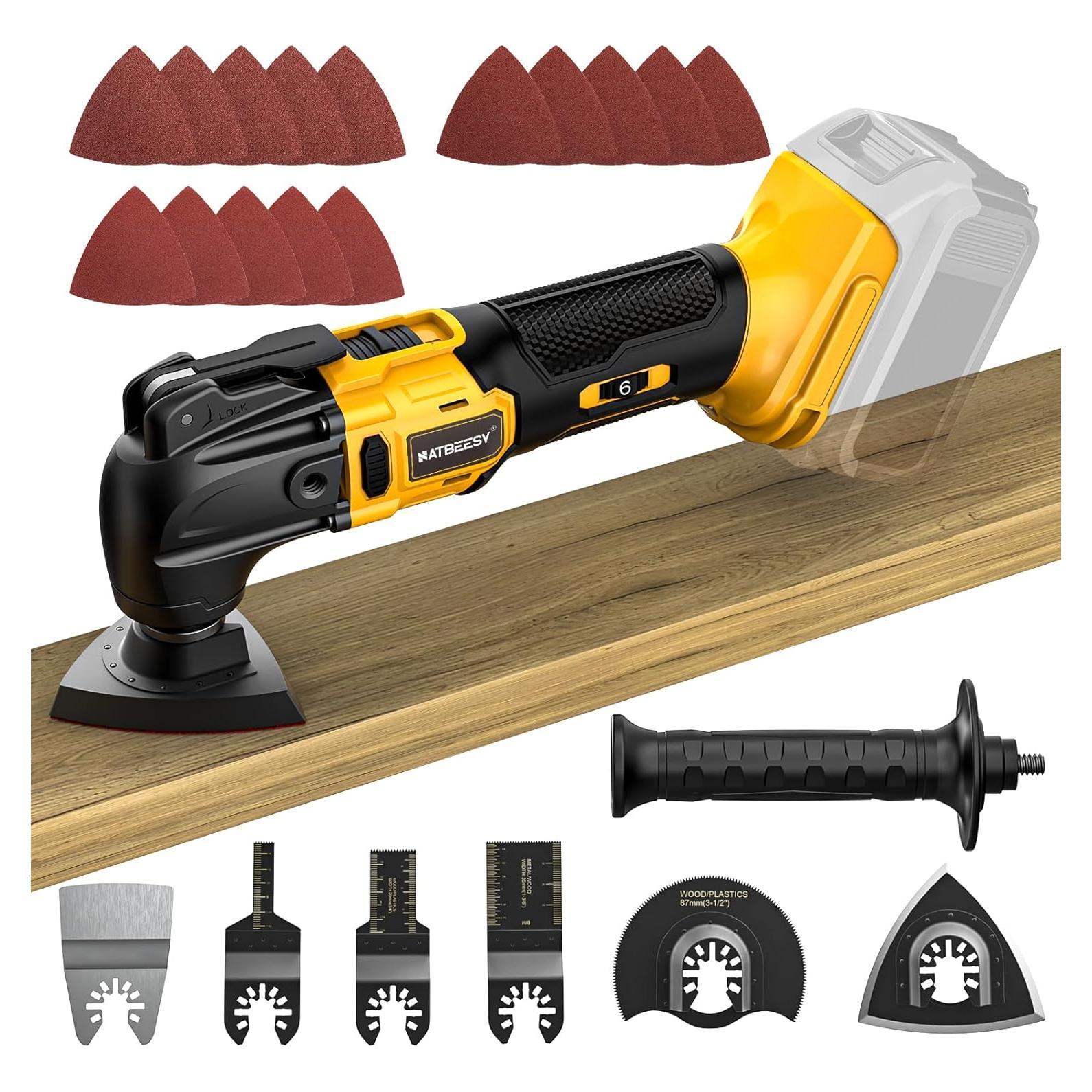 Herramienta Oscilante Inalámbrica NATBEESY 20V - 6 Velocidades