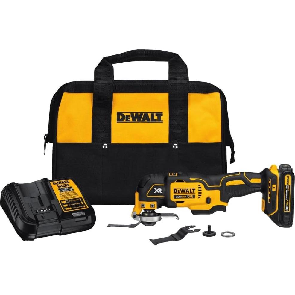 Herramienta Oscilante DEWALT DCS355C1 20V Max con Accesorios