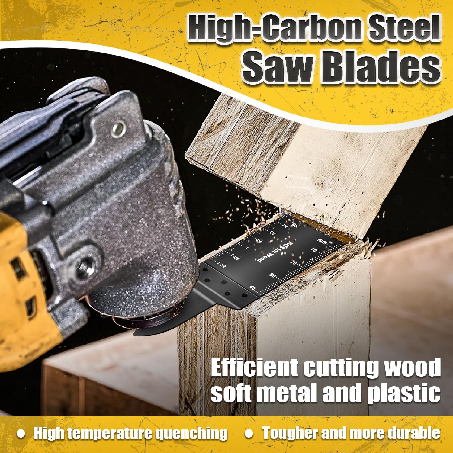 Kit 20 Hojas Oscilantes Hiinny para Madera y Metal