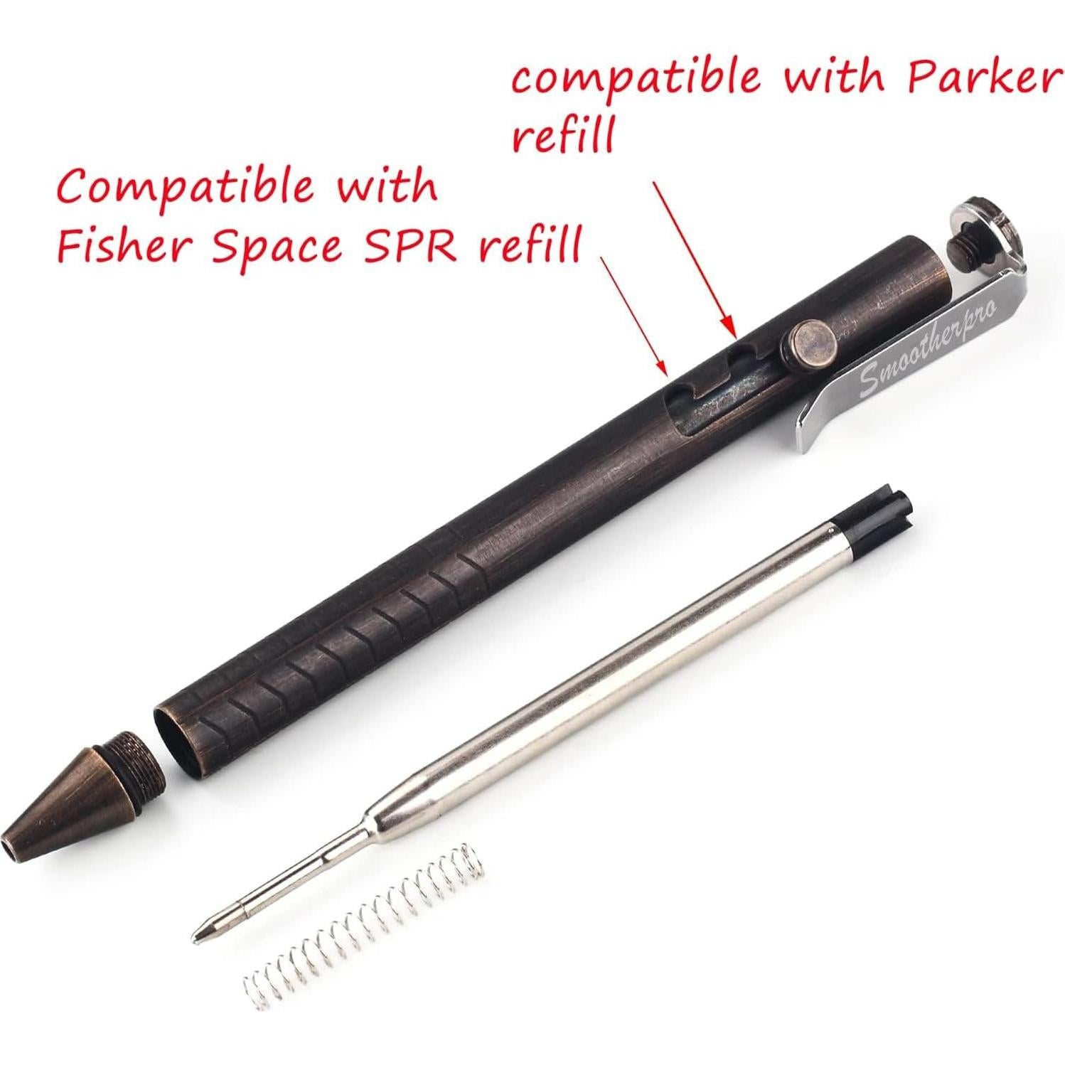 Bolígrafo SMOOTHERPRO FSR010 Retro Negro 0.5mm Perno