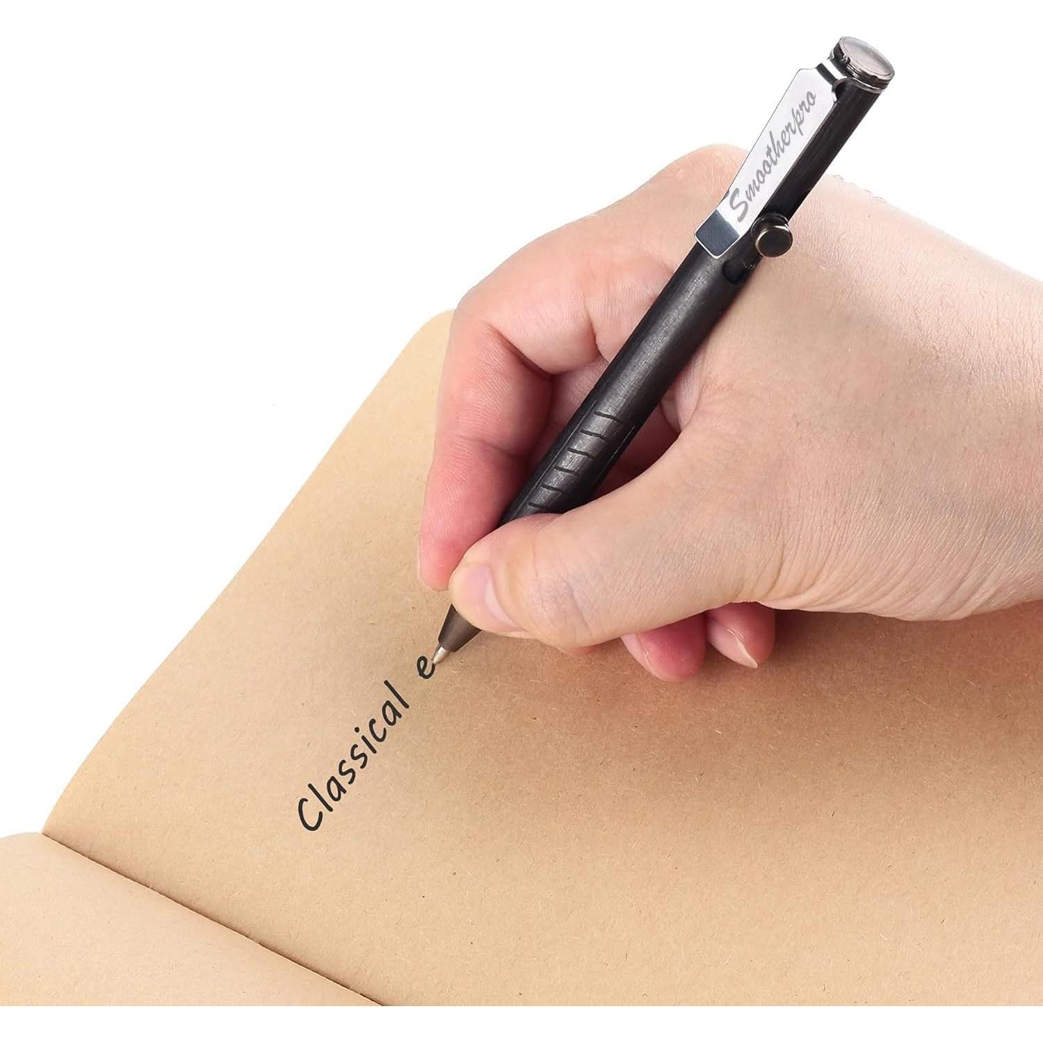 Bolígrafo SMOOTHERPRO FSR010 Retro Negro 0.5mm Perno