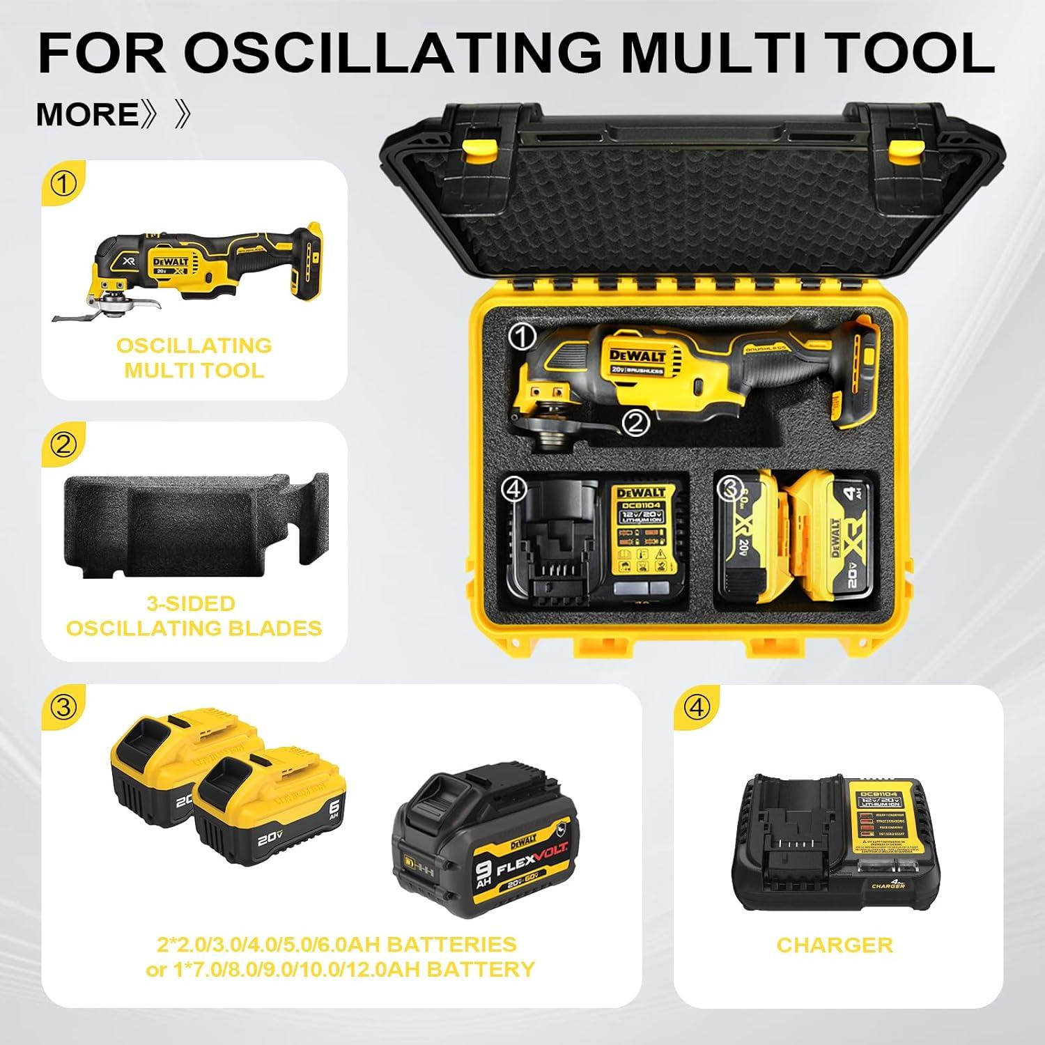 Estuche Duro Dewalt para Herramienta Multifuncional 20V