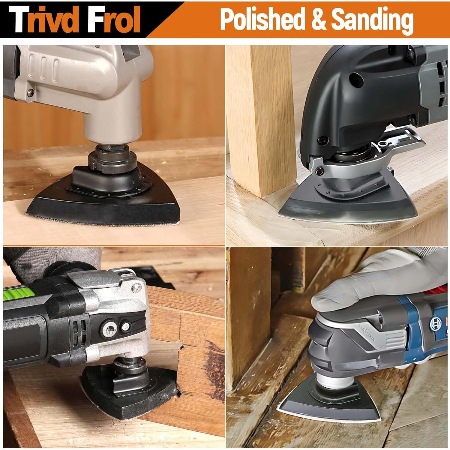 121 Cuchillas de Sierra Oscilante TrivdPro para Madera y Metal