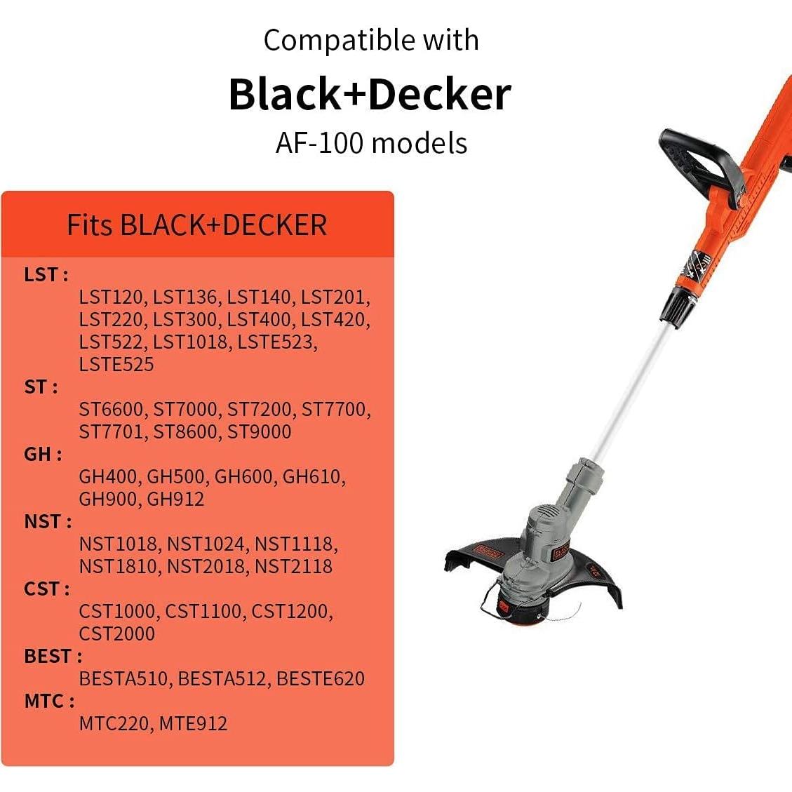 Línea de desmalezadora Black+Decker AF-100 6 bobinas 30 pies