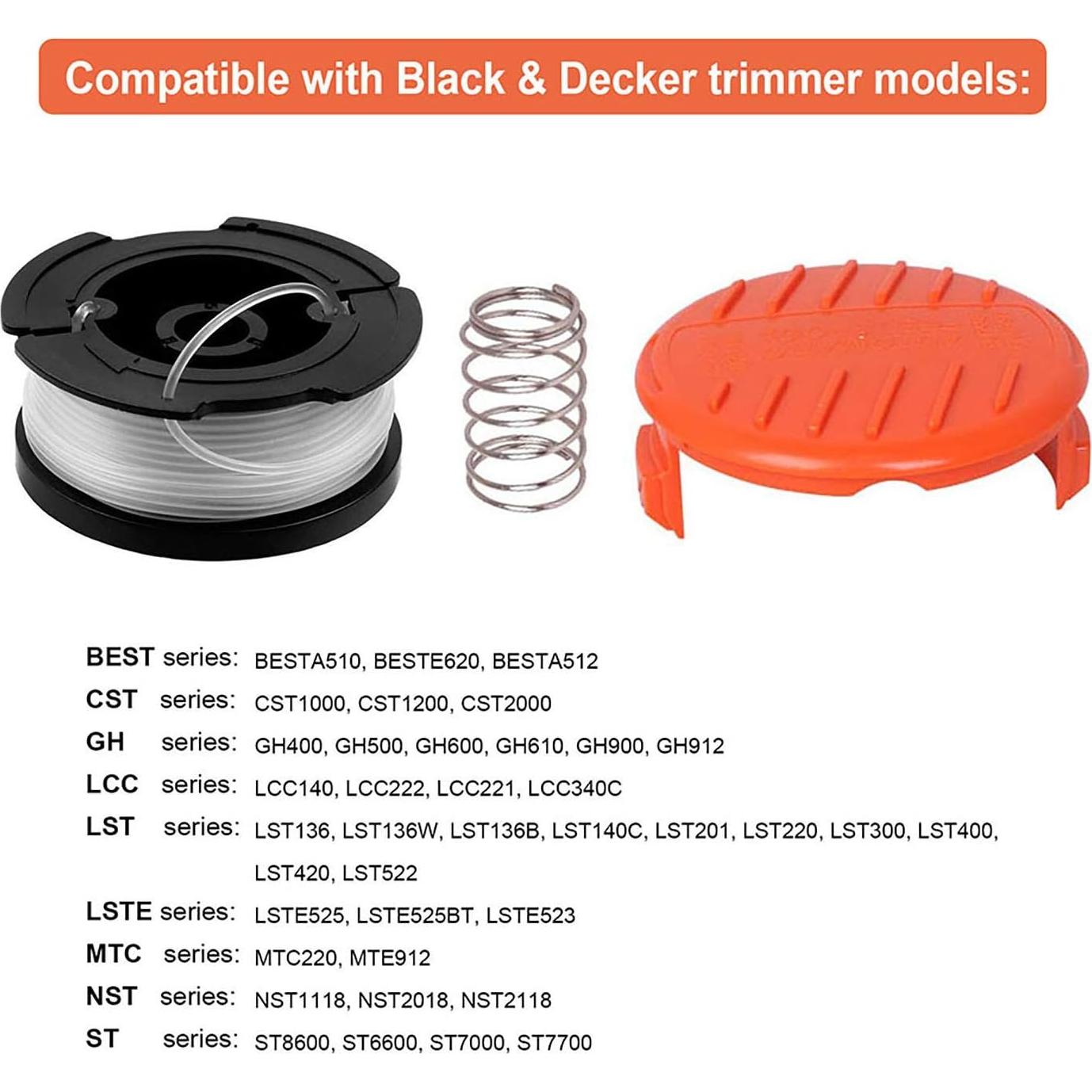 Carrete de hilo THTEN AF-100 30 pies 0.165 cm para Black & Decker