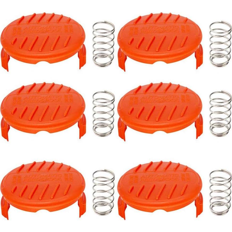 Tapa de Carrete Repuesto Black and Decker RC-100-P 6 Piezas