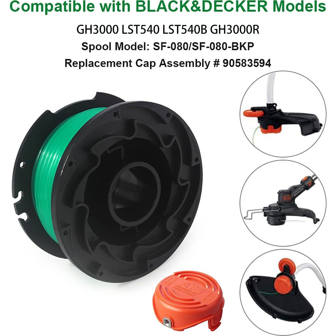 Bobinas de Reemplazo Eyoloty SF-080 4+1 para Black Decker