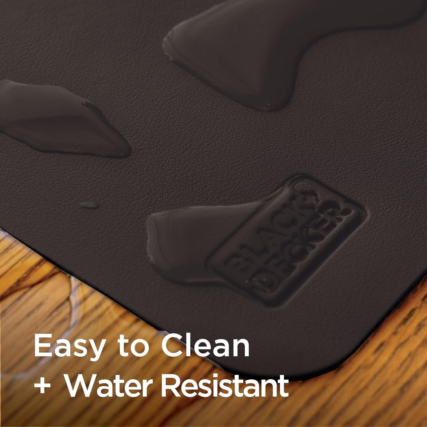 Alfombrilla de Cuero Sintético Black+Decker 43x91 cm - Oficina