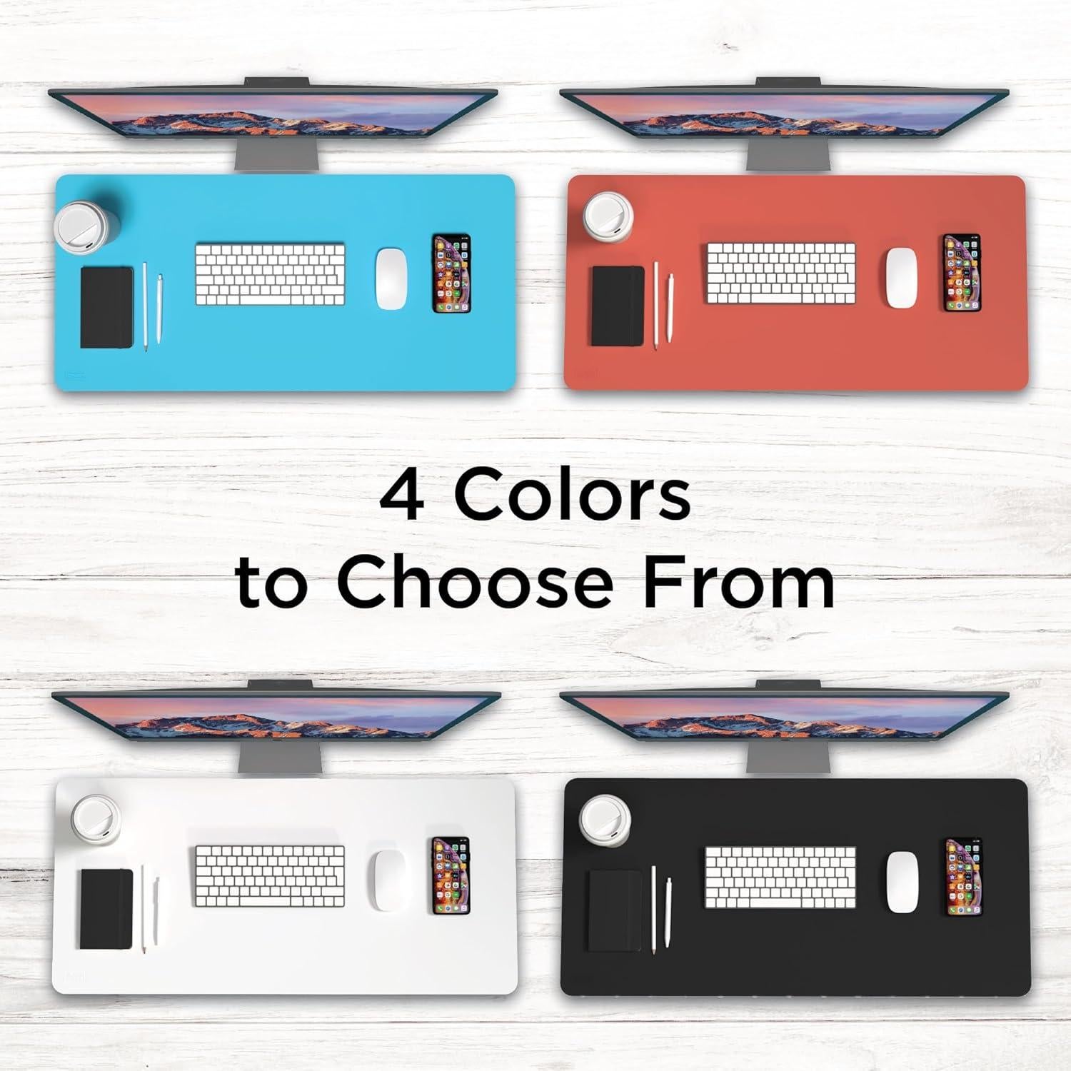 Alfombrilla de Cuero Sintético Black+Decker 43x91 cm - Oficina