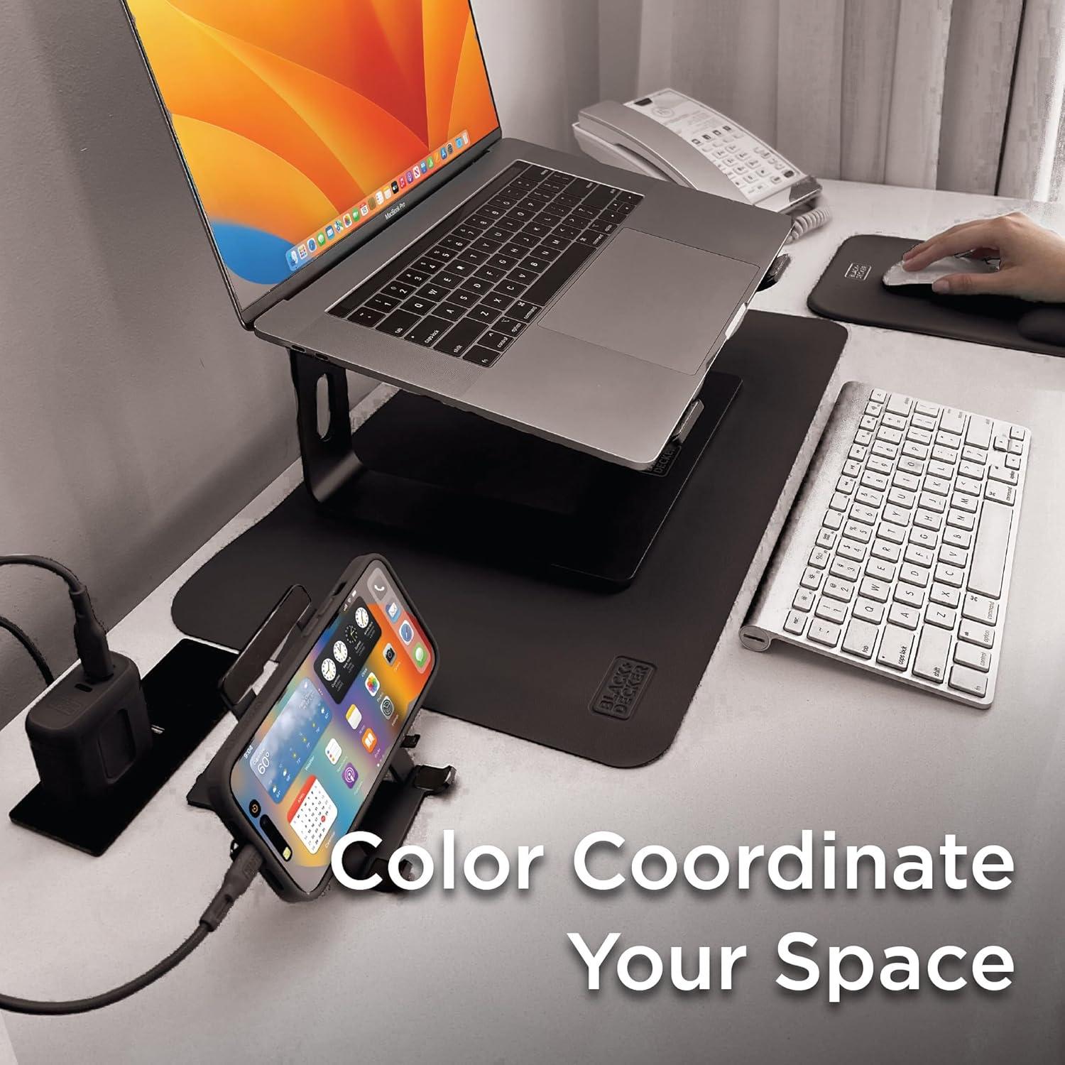 Alfombrilla de Cuero Sintético Black+Decker 43x91 cm - Oficina