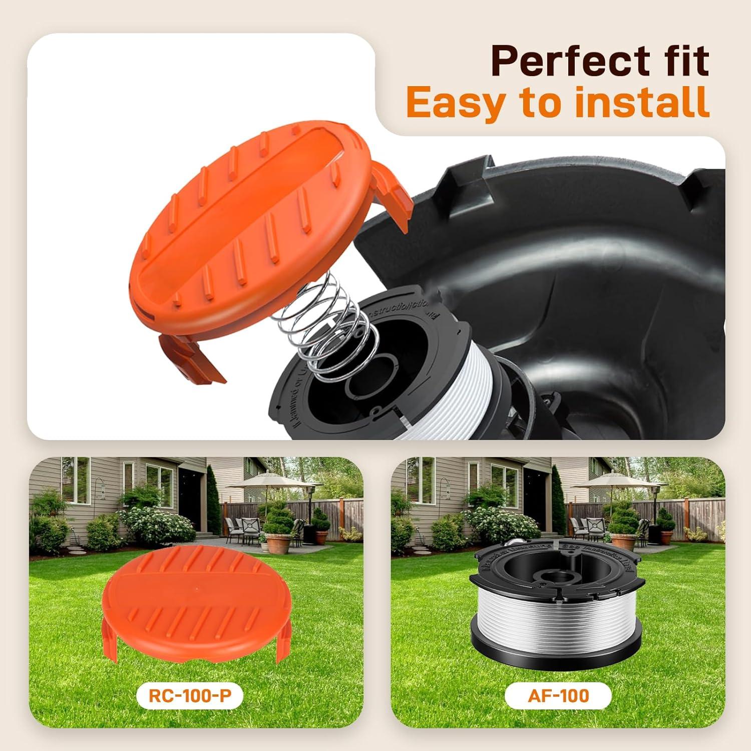 Carrete Repuesto AF-100 Cilivo para Desmalezadora Black+Decker