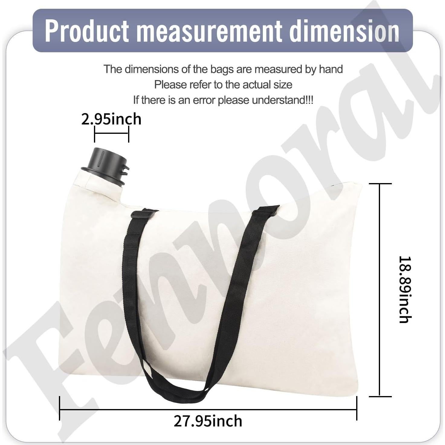 Bolsa de Recolección de Hojas Fennoral FO-BD250-1 Compatible Black & Decker