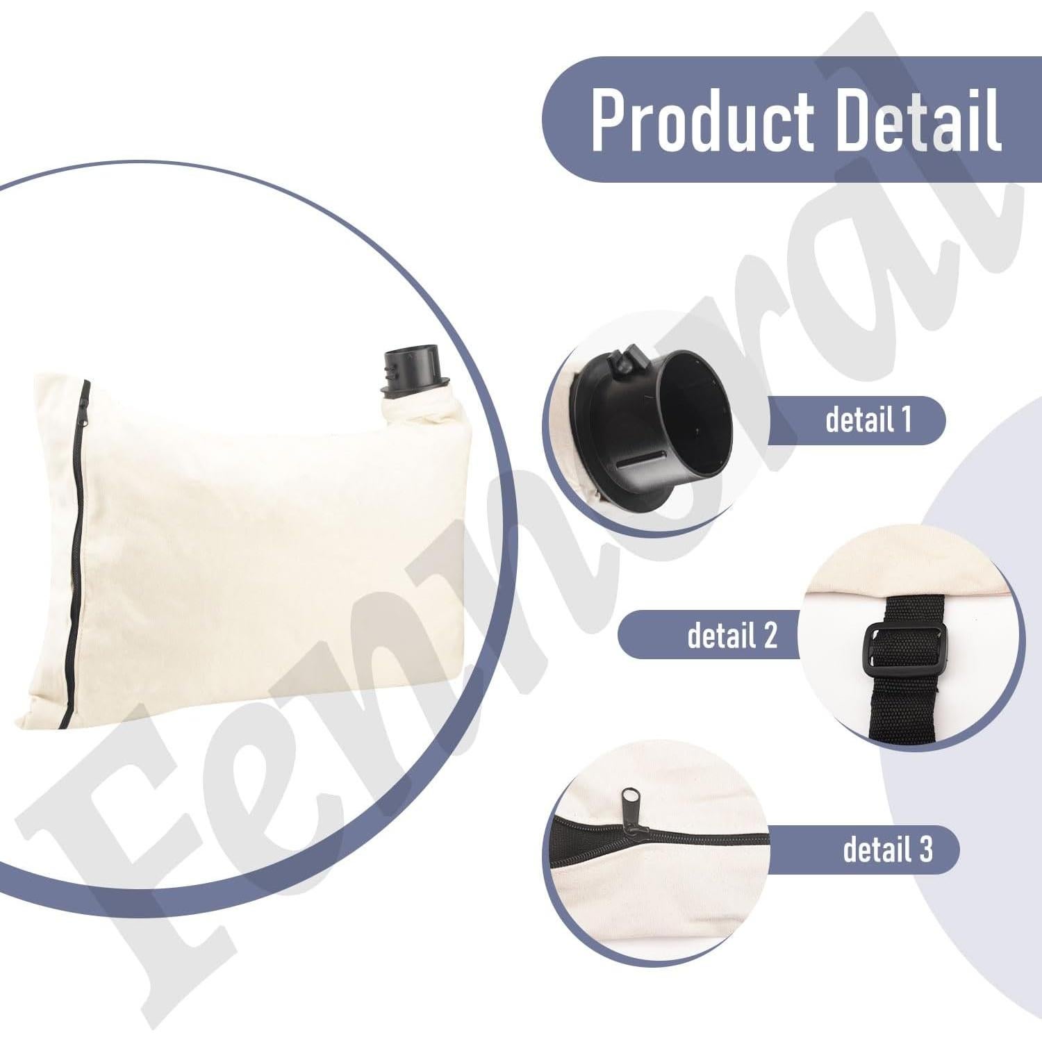 Bolsa de Recolección de Hojas Fennoral FO-BD250-1 Compatible Black & Decker