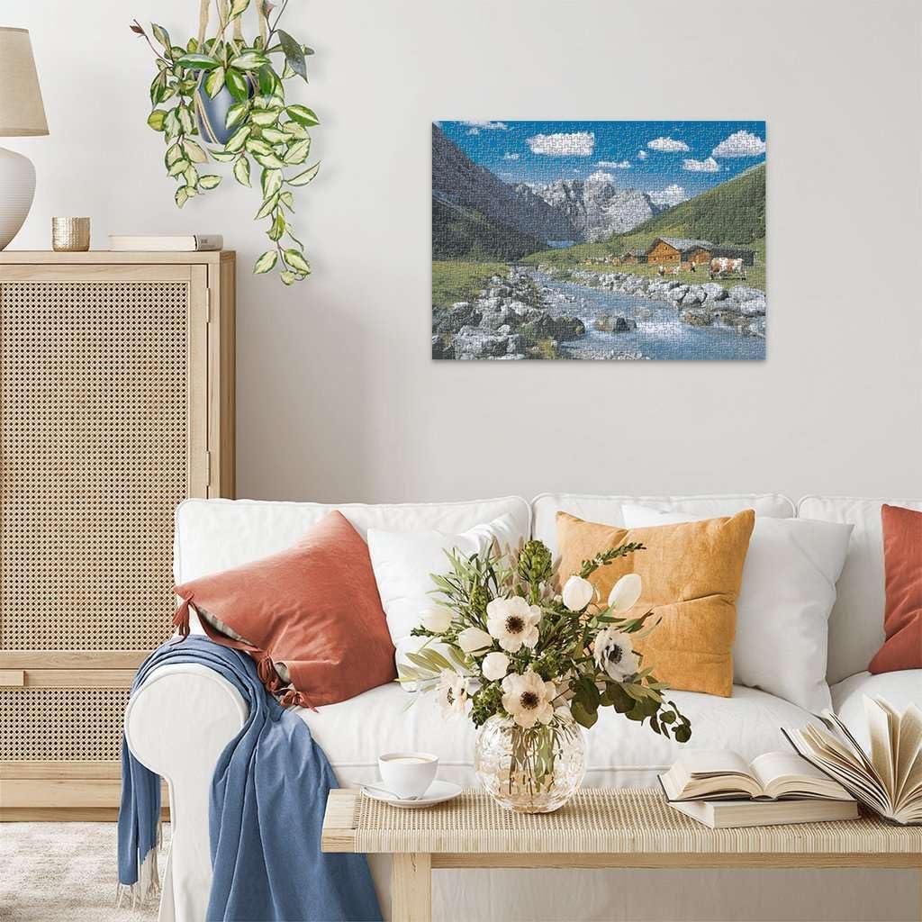 Rompecabezas Ravensburger Montañas Austríacas 1000 Piezas