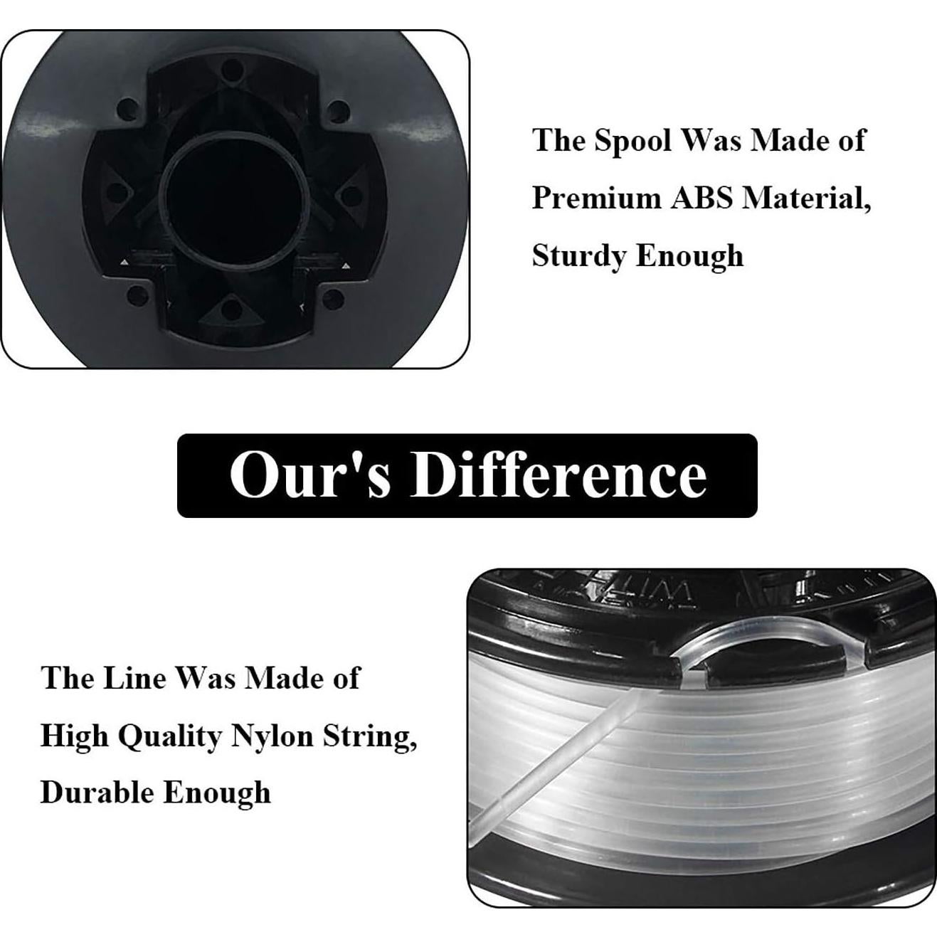 Carrete de Hilo THTEN RS-136 Compatible Black Decker 6,1m