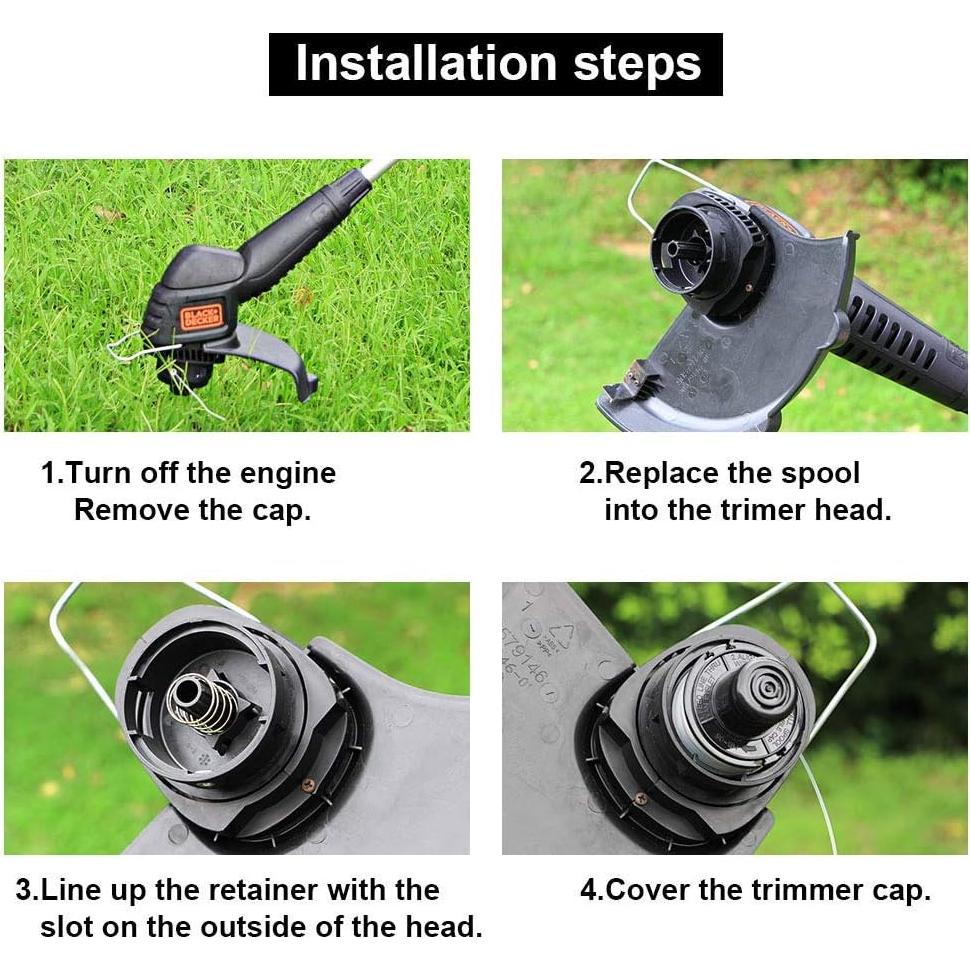 Carrete de Hilo THTEN RS-136 Compatible Black Decker 6,1m