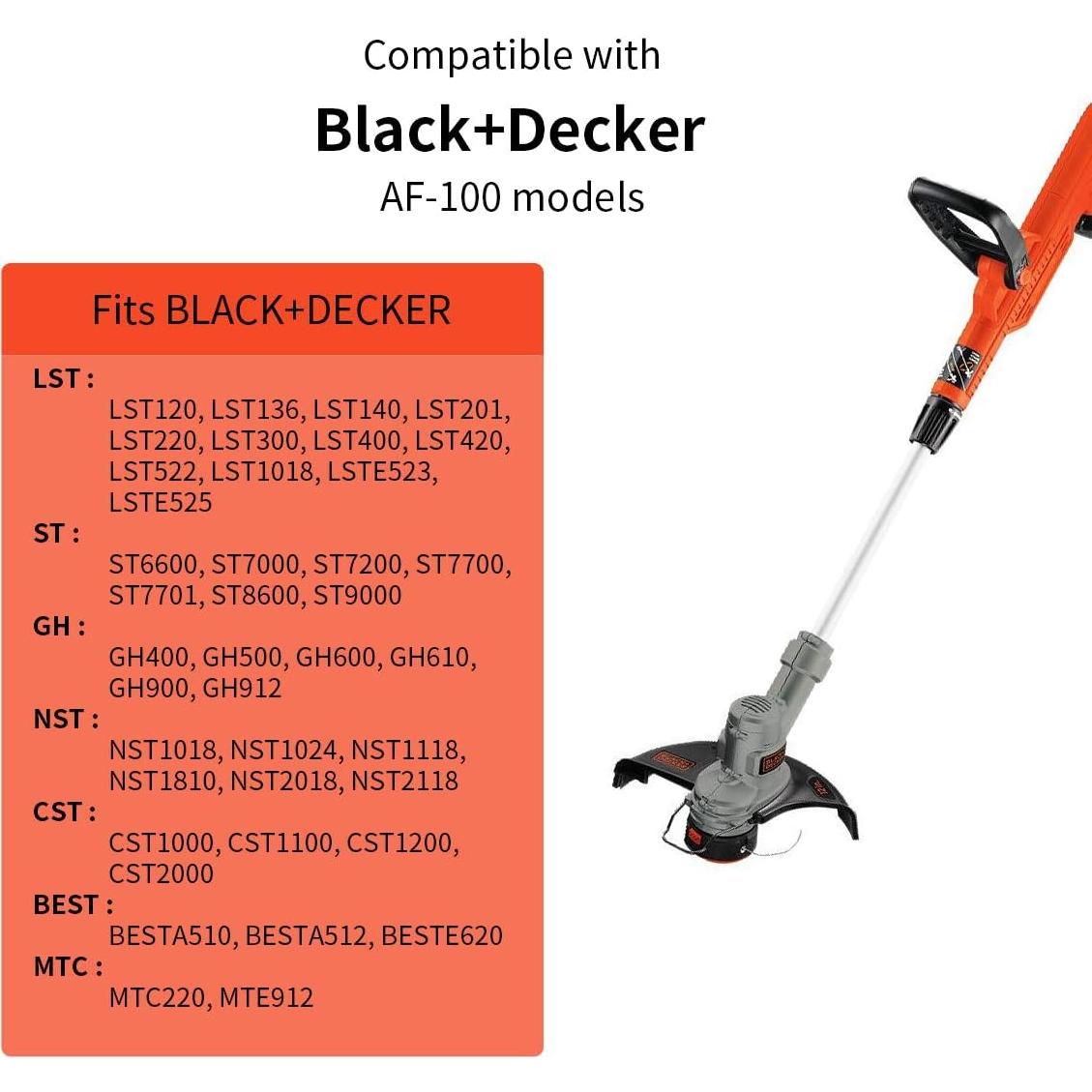 Línea de recortadora Weed Eater - Compatible Black & Decker AF-100