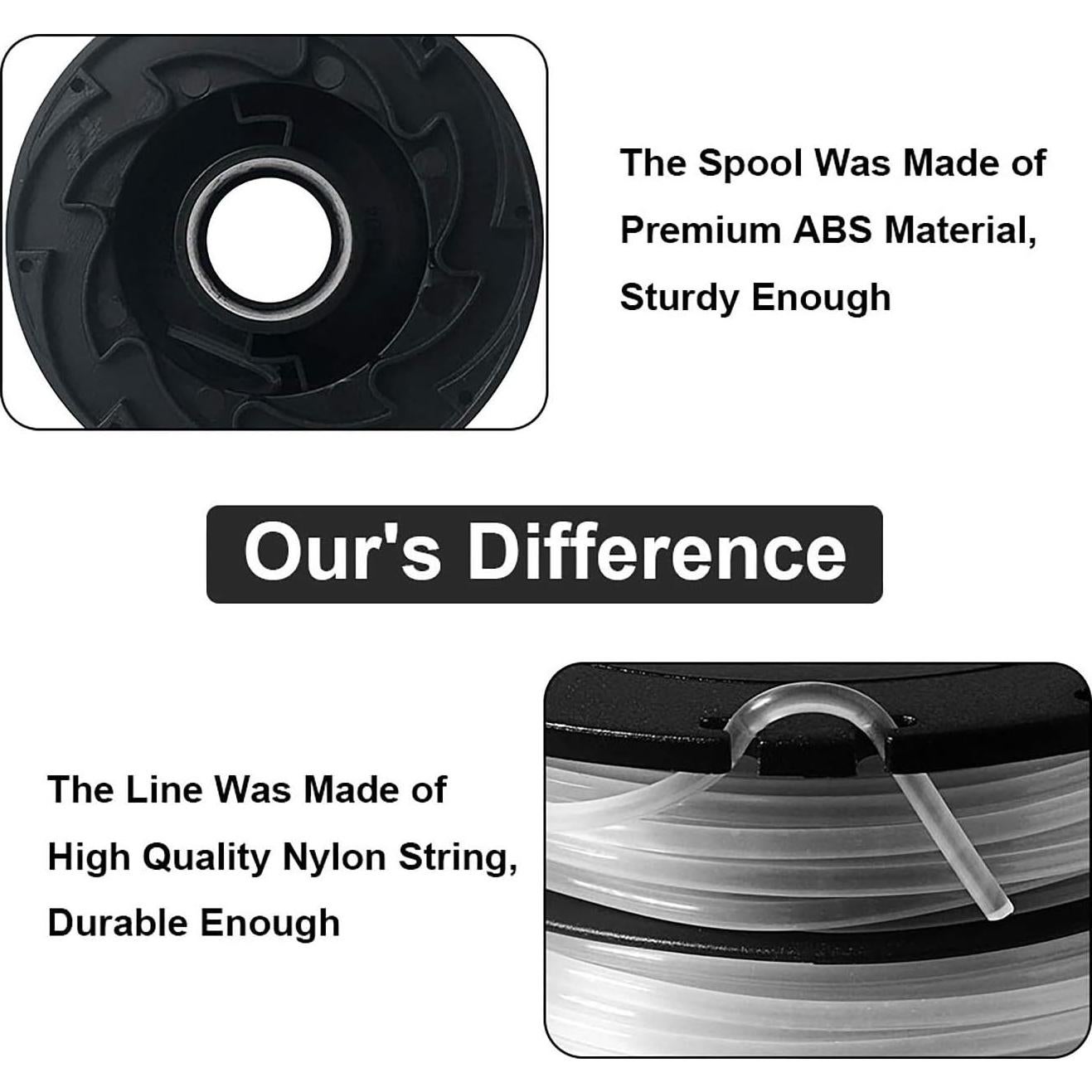 Carretes THTEN DF-065 para Cortadora Black+Decker 3+1