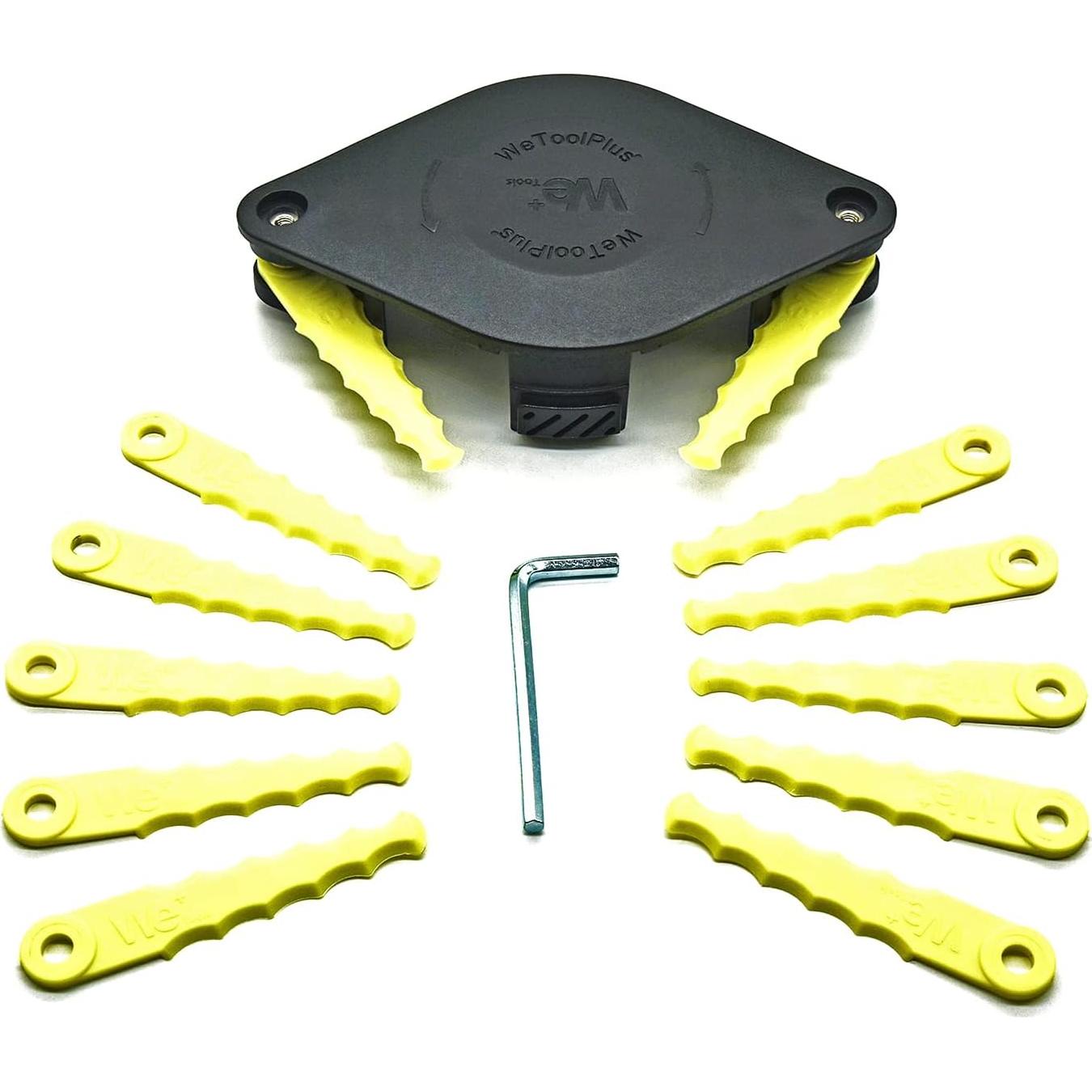 Cabezal de Desmalezadora WETOOLPLUS AF100 Doble Cuchilla 12 Pzas