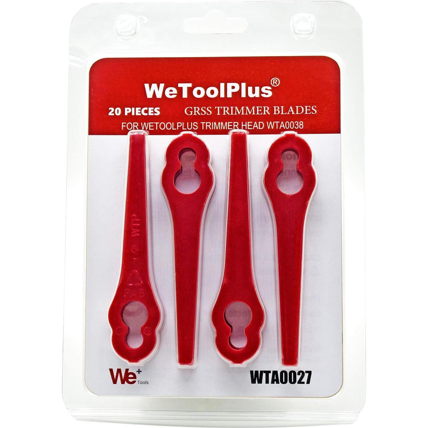 Cabezal de Desmalezadora WETOOLPLUS AF100 Doble Cuchilla 12 Pzas