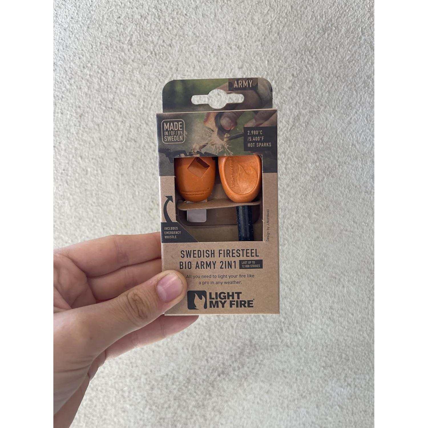 Encendedor de fuego Light My Fire FireSteel Army - Naranja